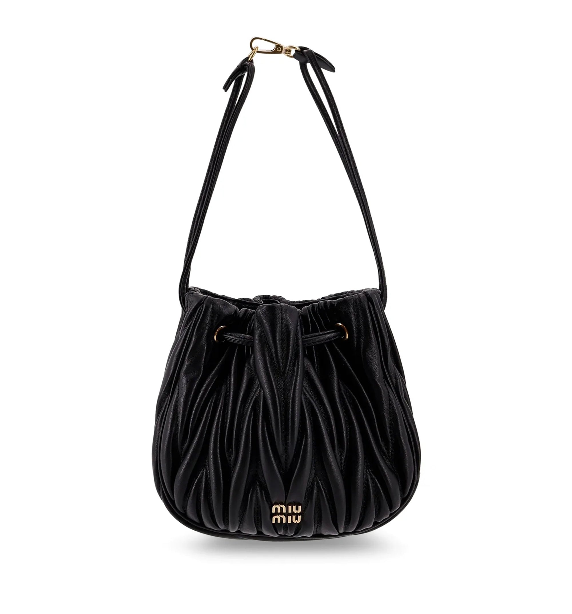 Matelassé Nappa Leather Pouch