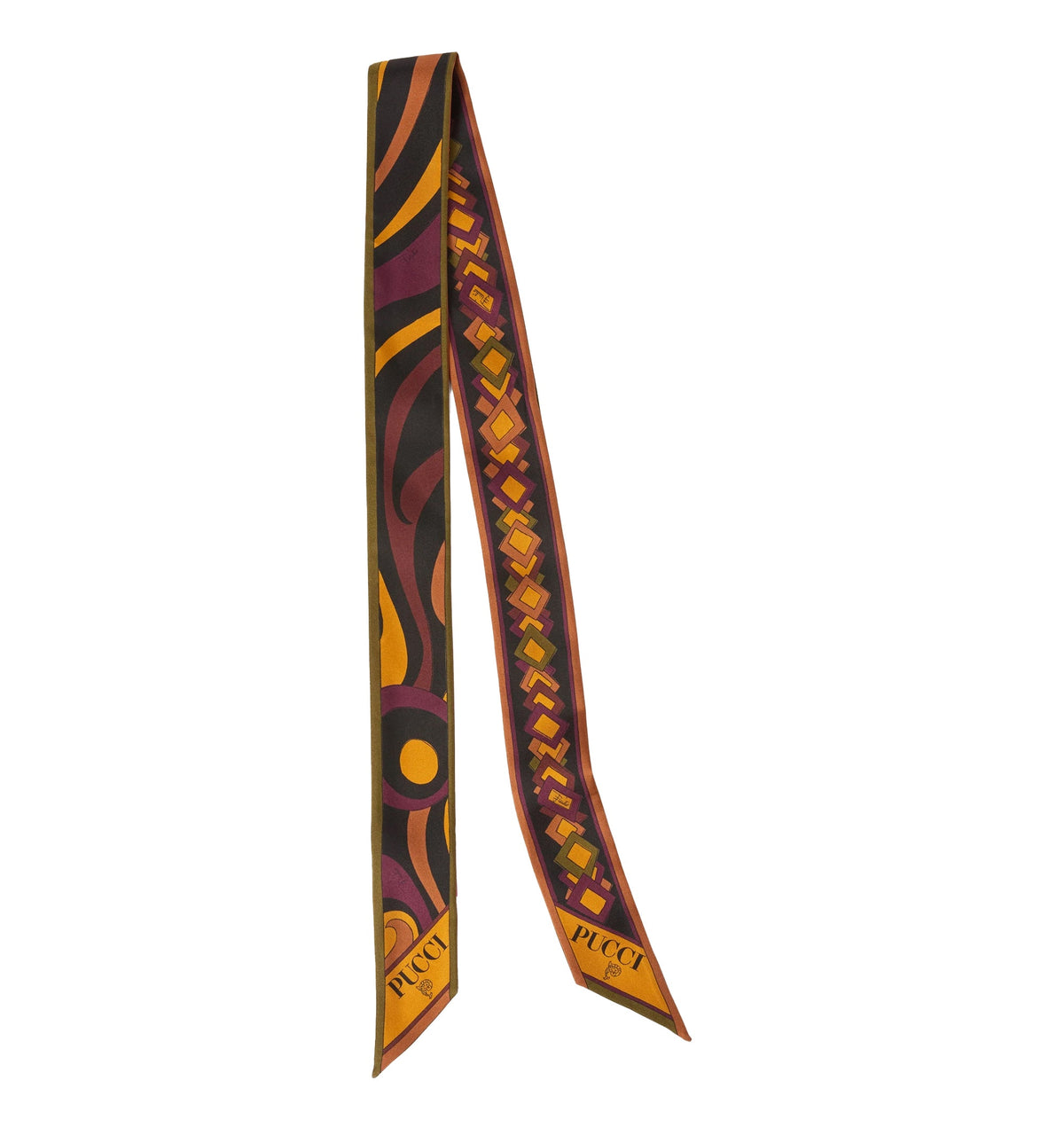Mixed Print Silk Bandeau