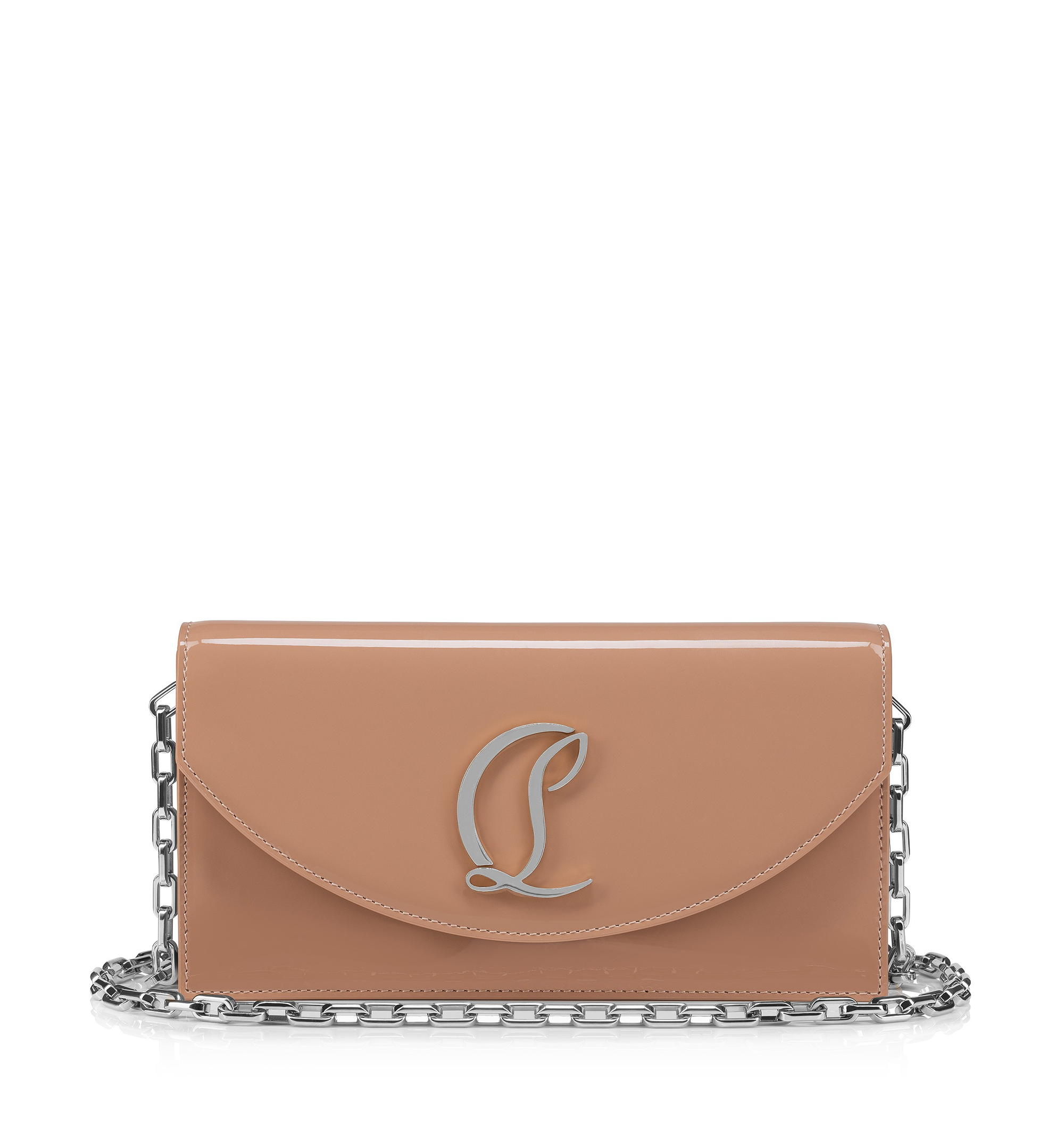 Loubi54 Patent Leather Clutch