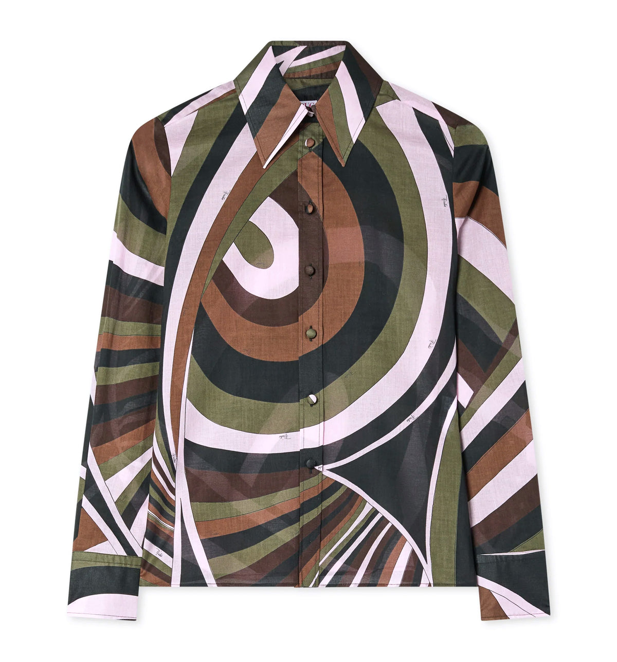 Iride Print Cotton Muslin Shirt