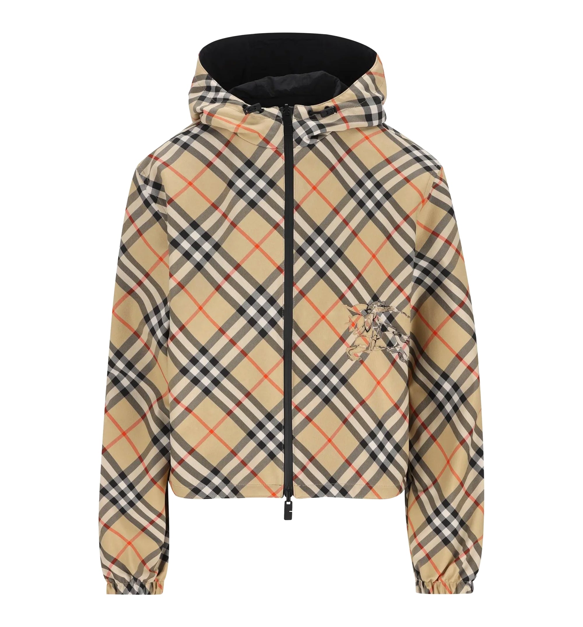 Embroidered Twill Reversible Jacket