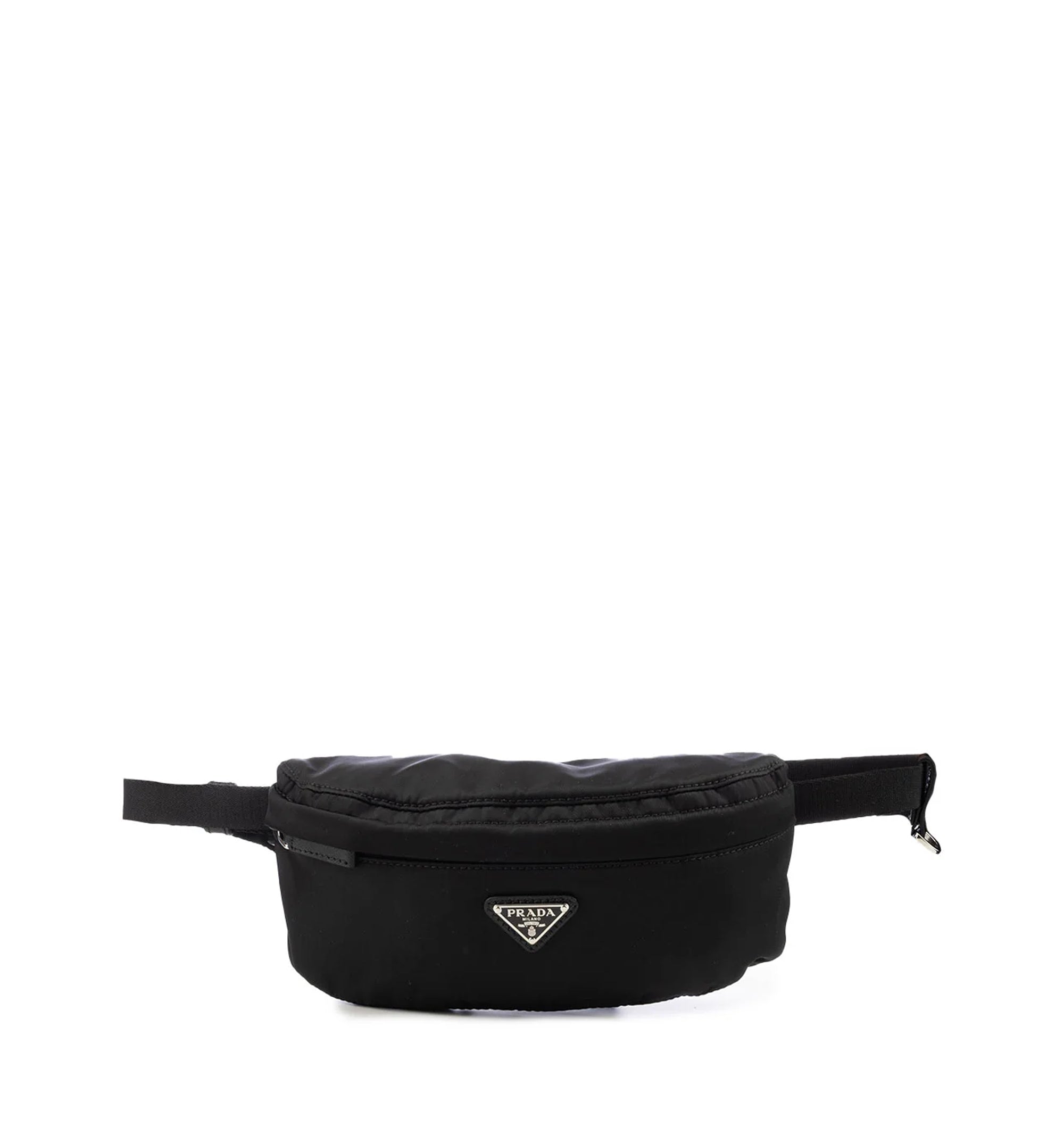 Re-Nylon And Saffiano Leather Belt Bag