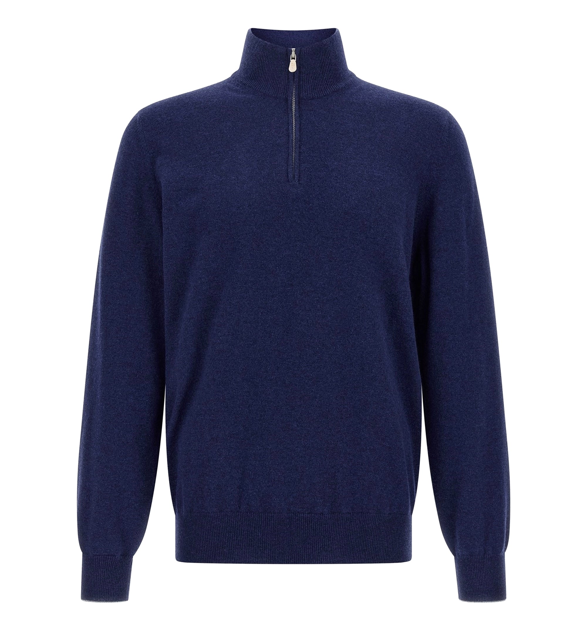 Cashmere Sweater With Half Zip