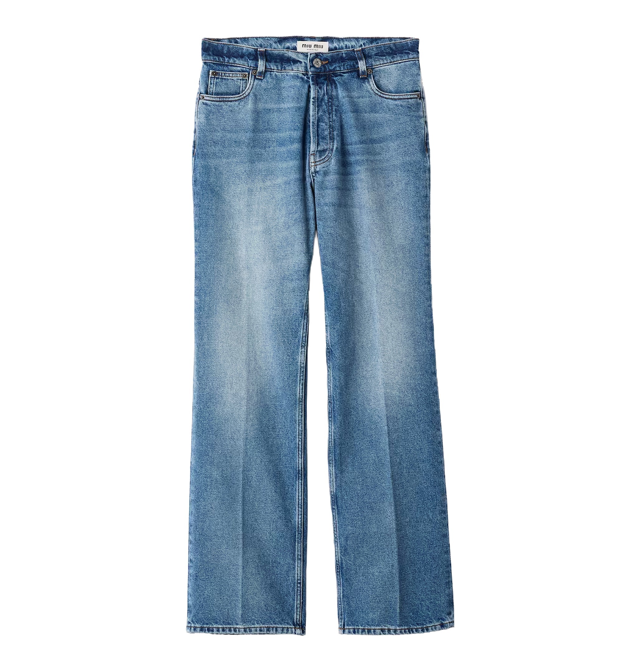 Washed Denim Jeans