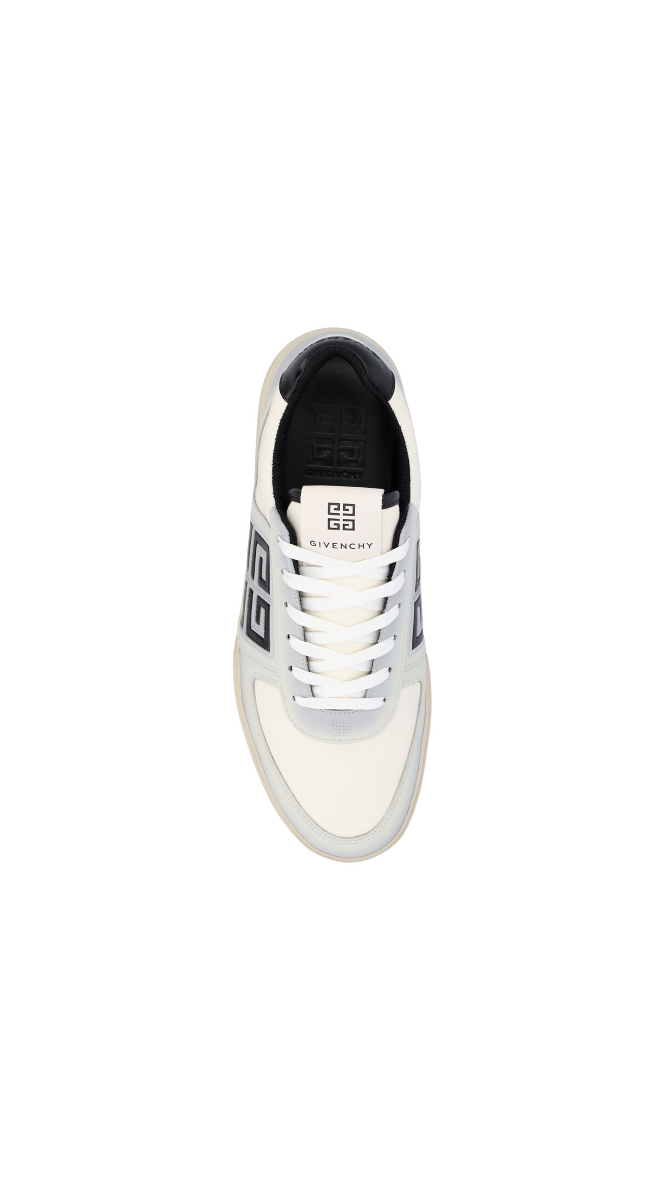 G4 Leather Sneakers - White/Grey/Black