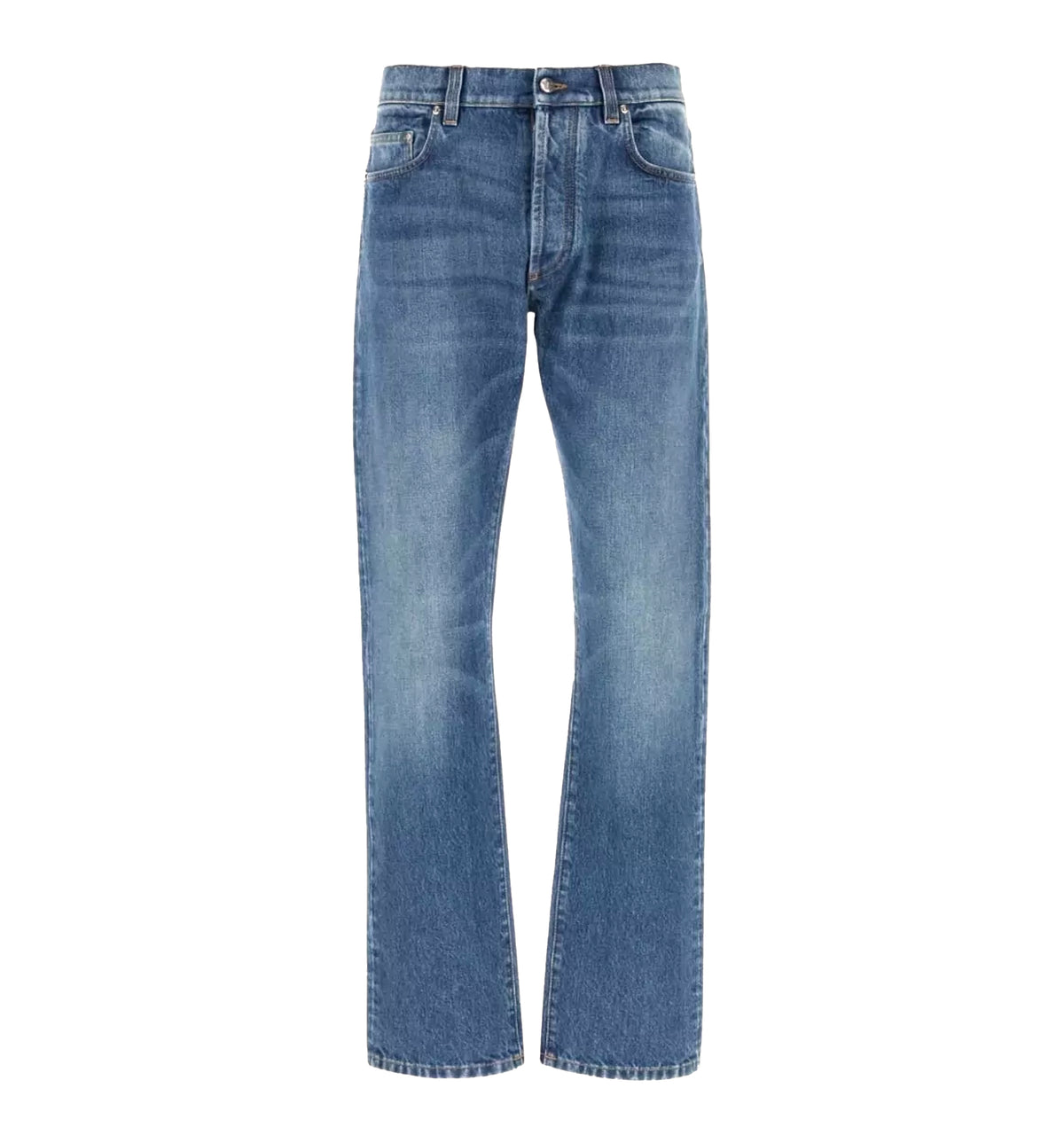 Straight-leg jeans