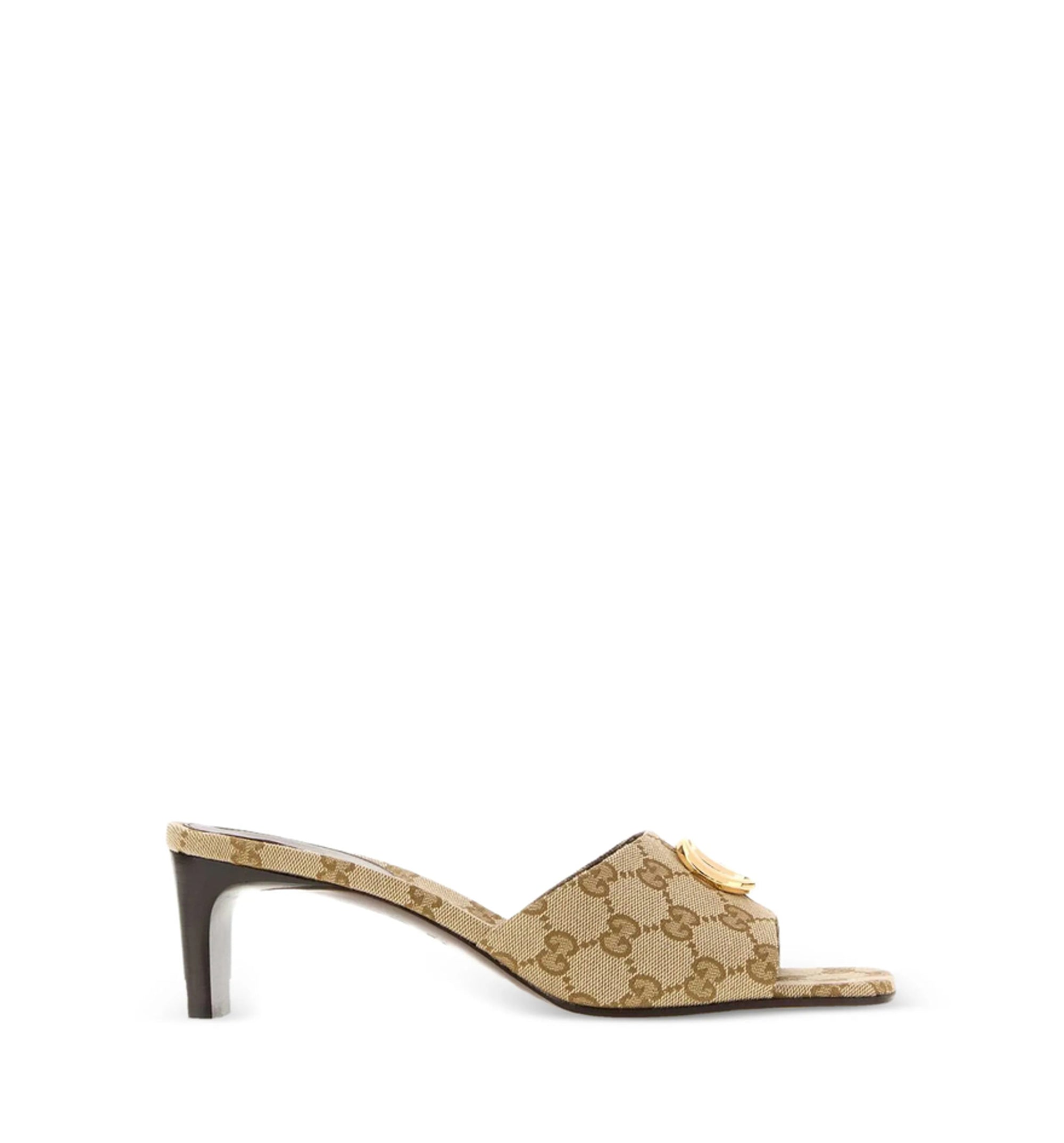 Women's slide sandal with Double G
