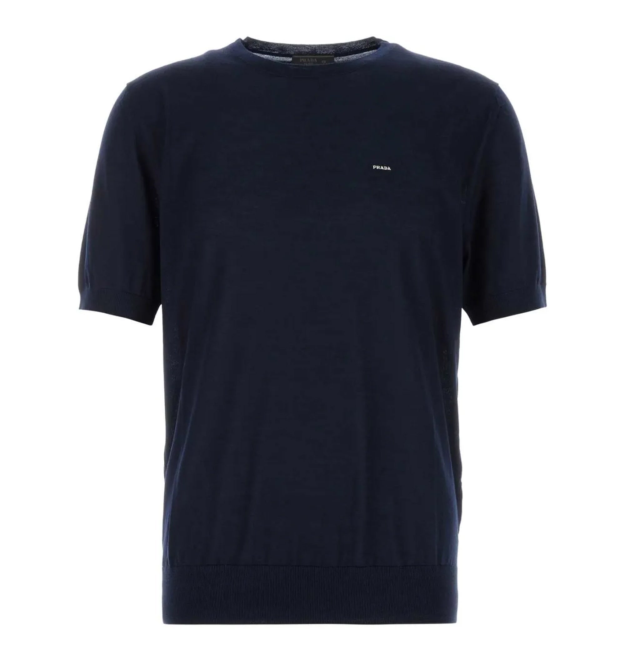 Short-Sleeved Knitted Jumper