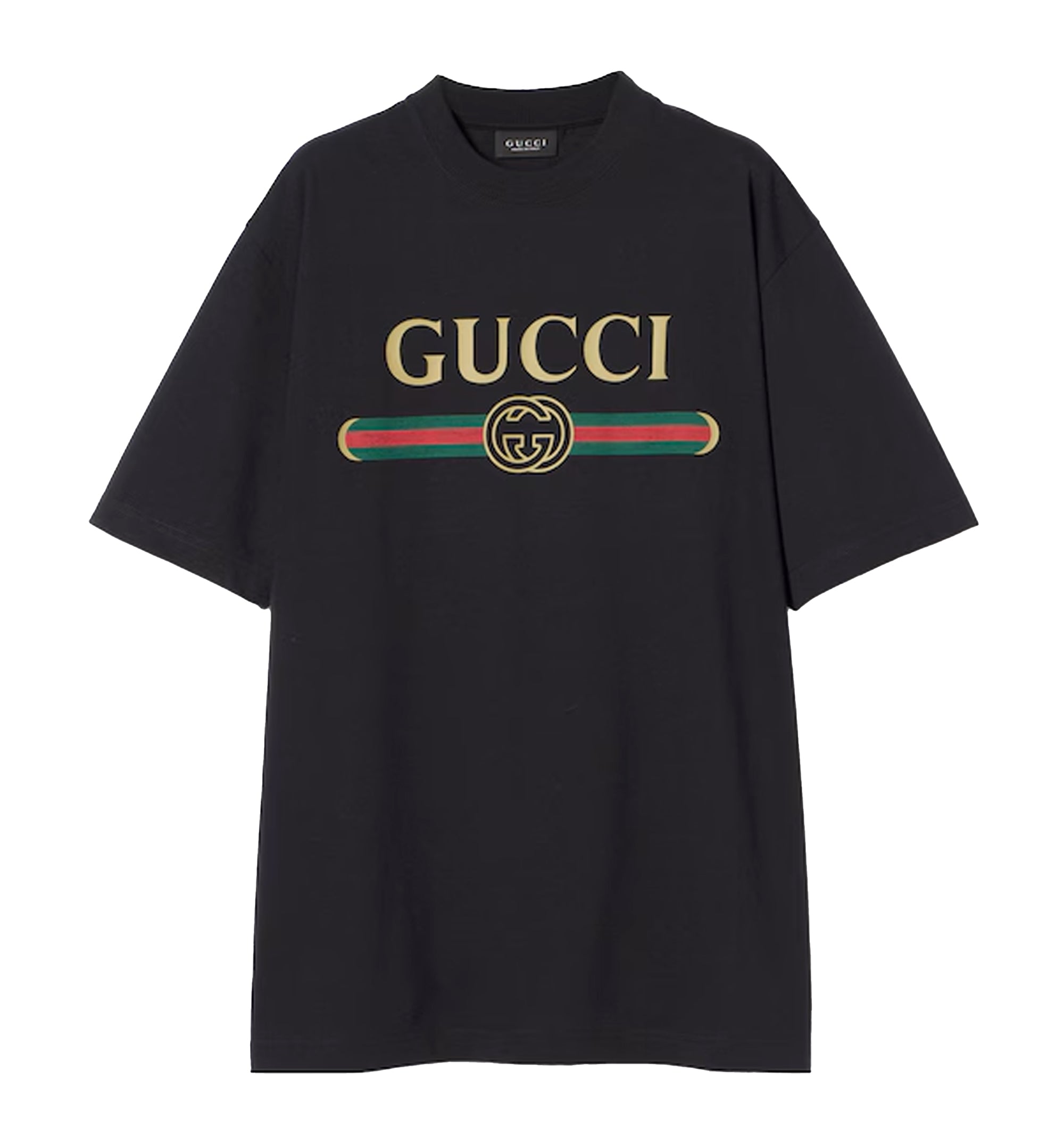 Cotton jersey and silk T-shirt with print