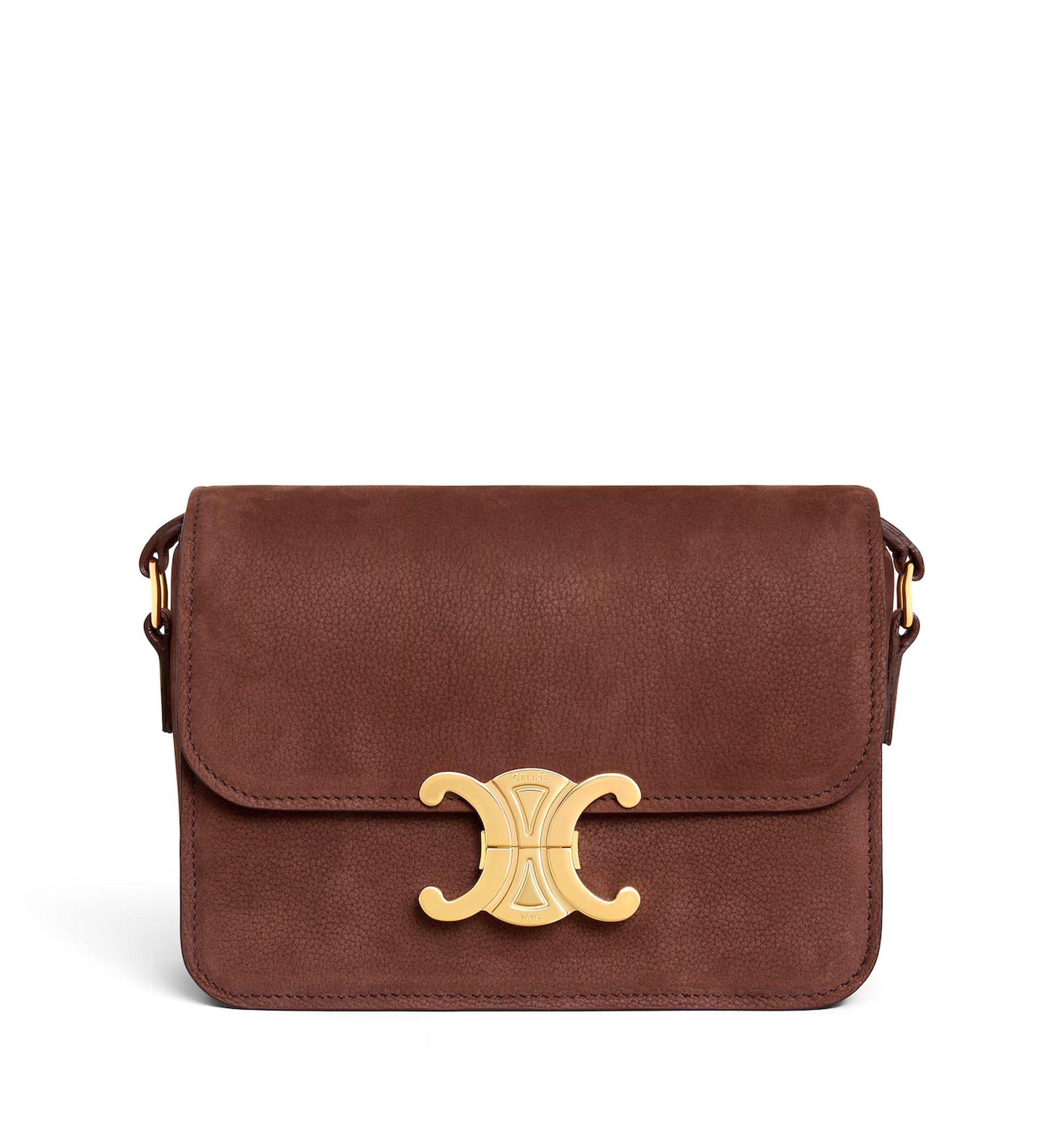 Teen Triomphe Bag in Grained Nubuck Calfskin