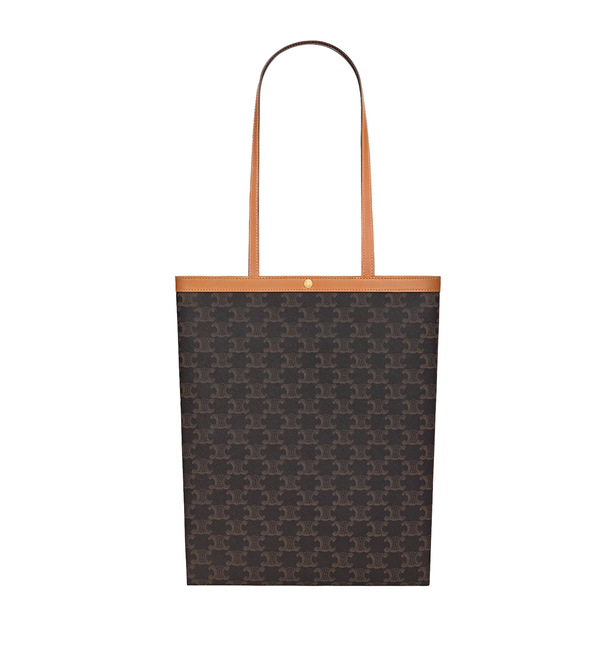 Medium Flat Shopper in Triomphe Canvas