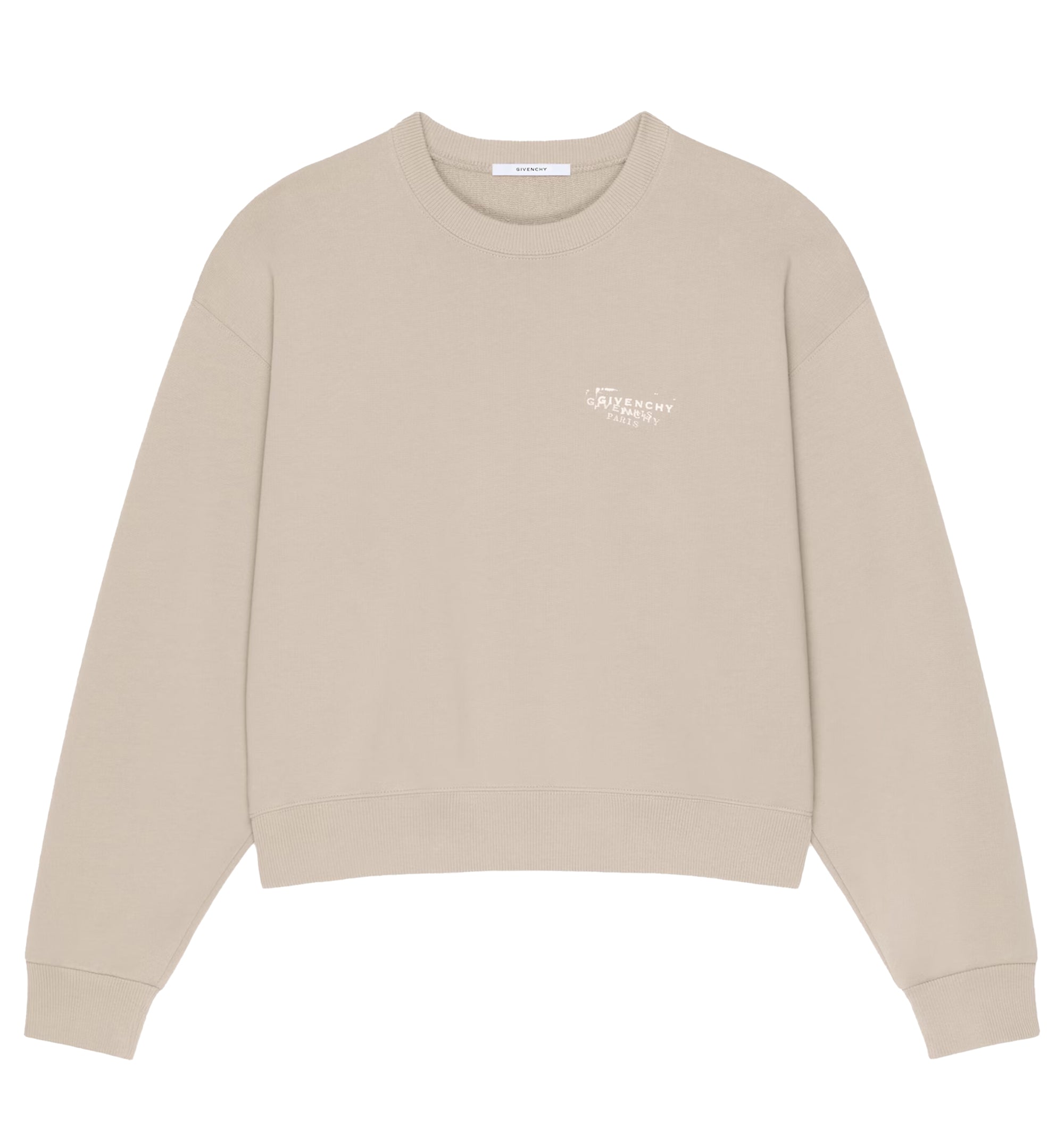 GIVENCHY Stamp Print Fleece Sweatshirt