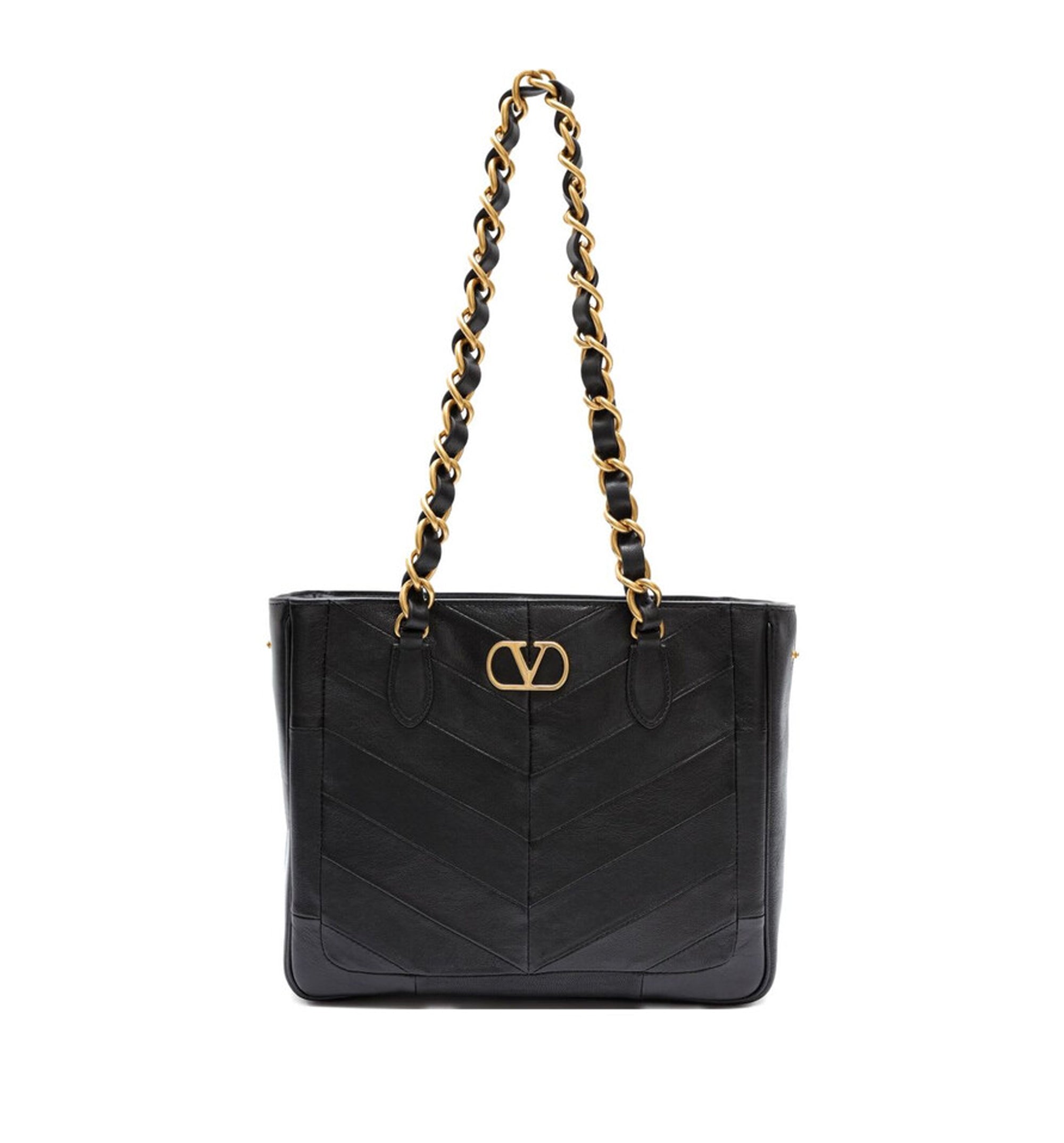 Laseine Small Leather Tote Bag