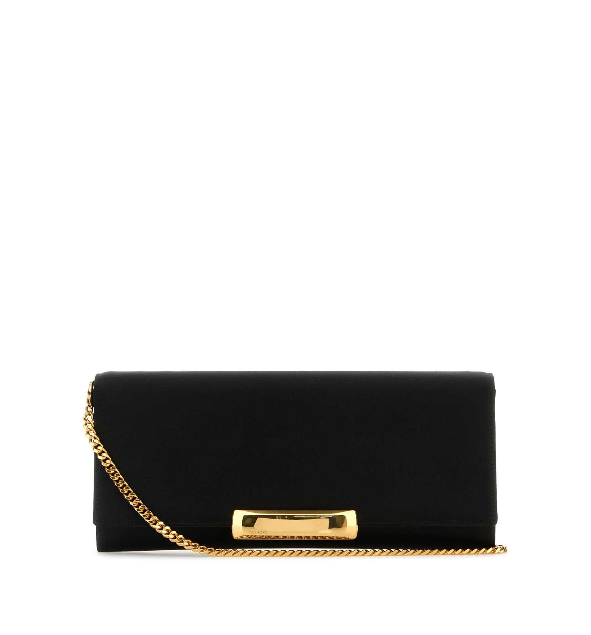 Satin Bar Clutch Bag