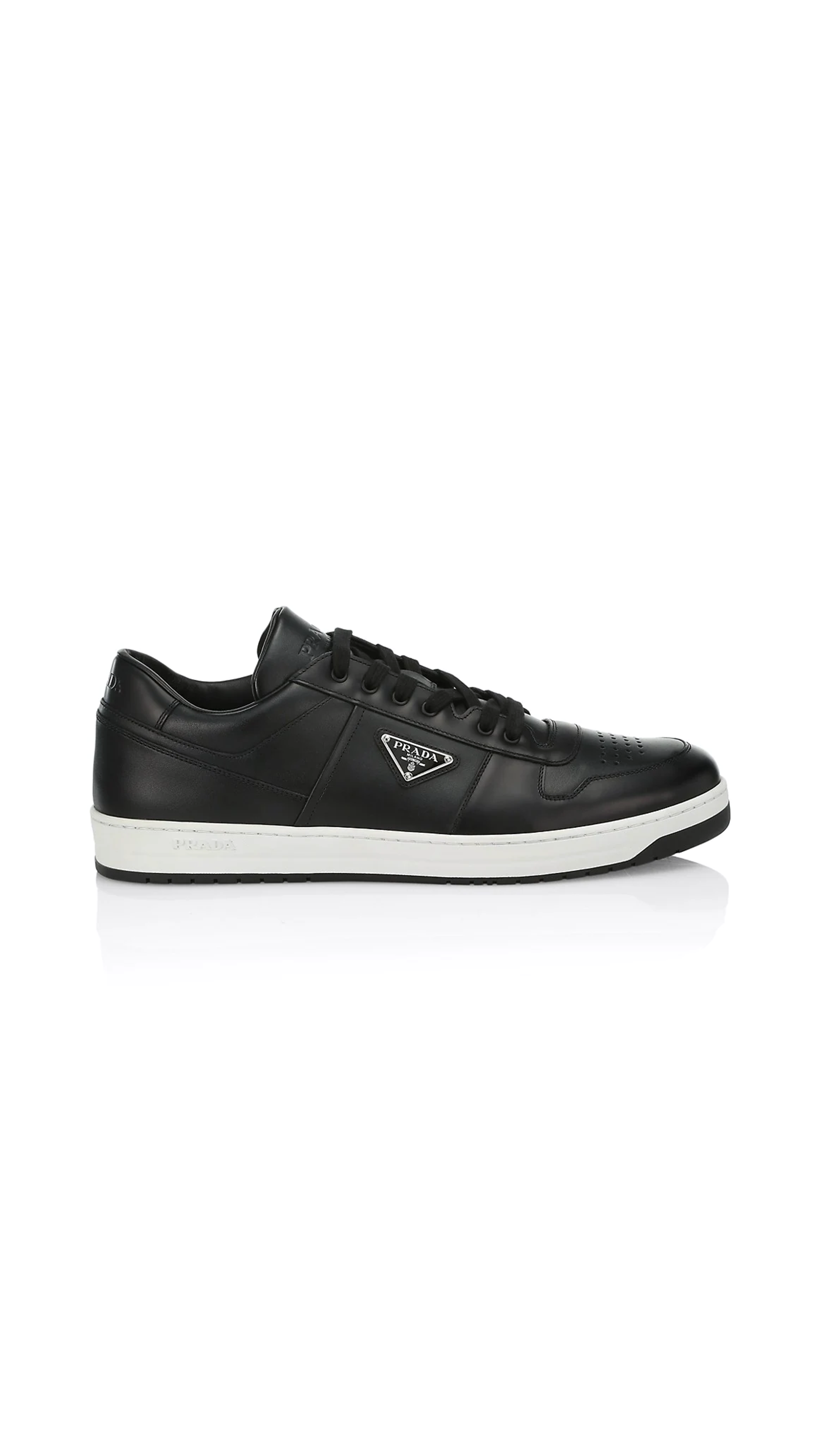 Downtown Leather Sneakers - Black