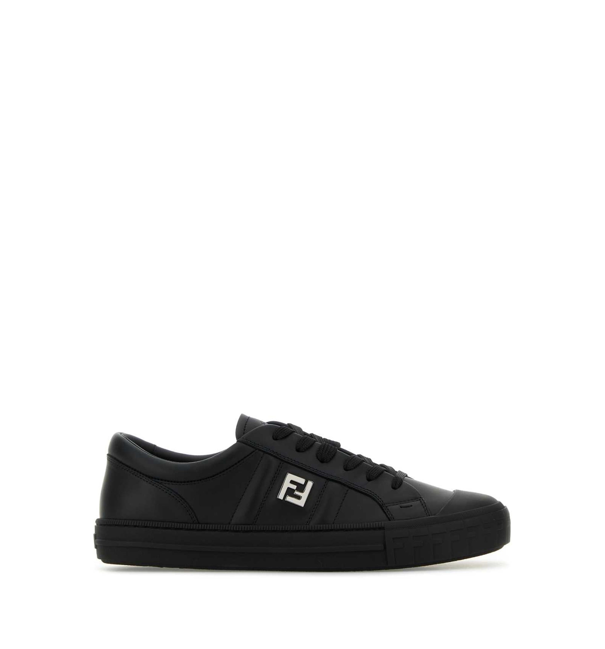 Domino Sneakers Black Leather