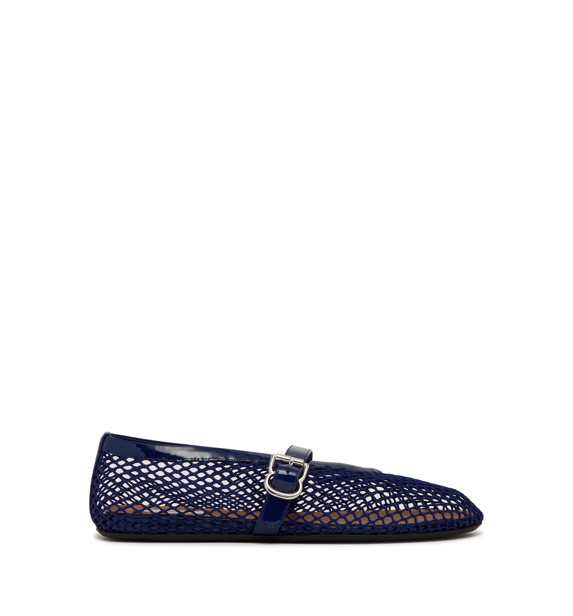 Ballet Flats In Fishnet