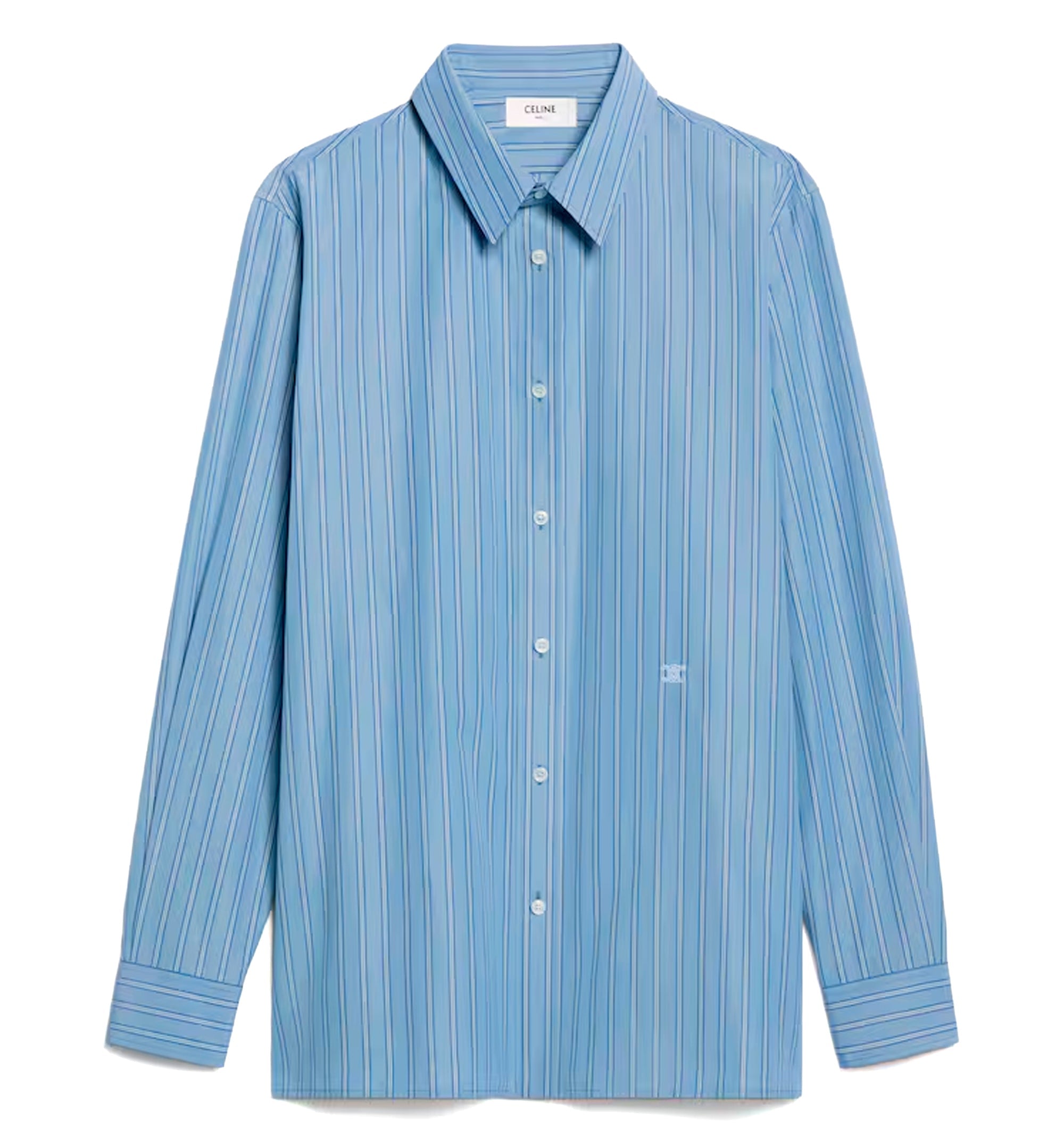 Classic Shirt In Striped Cotton Poplin