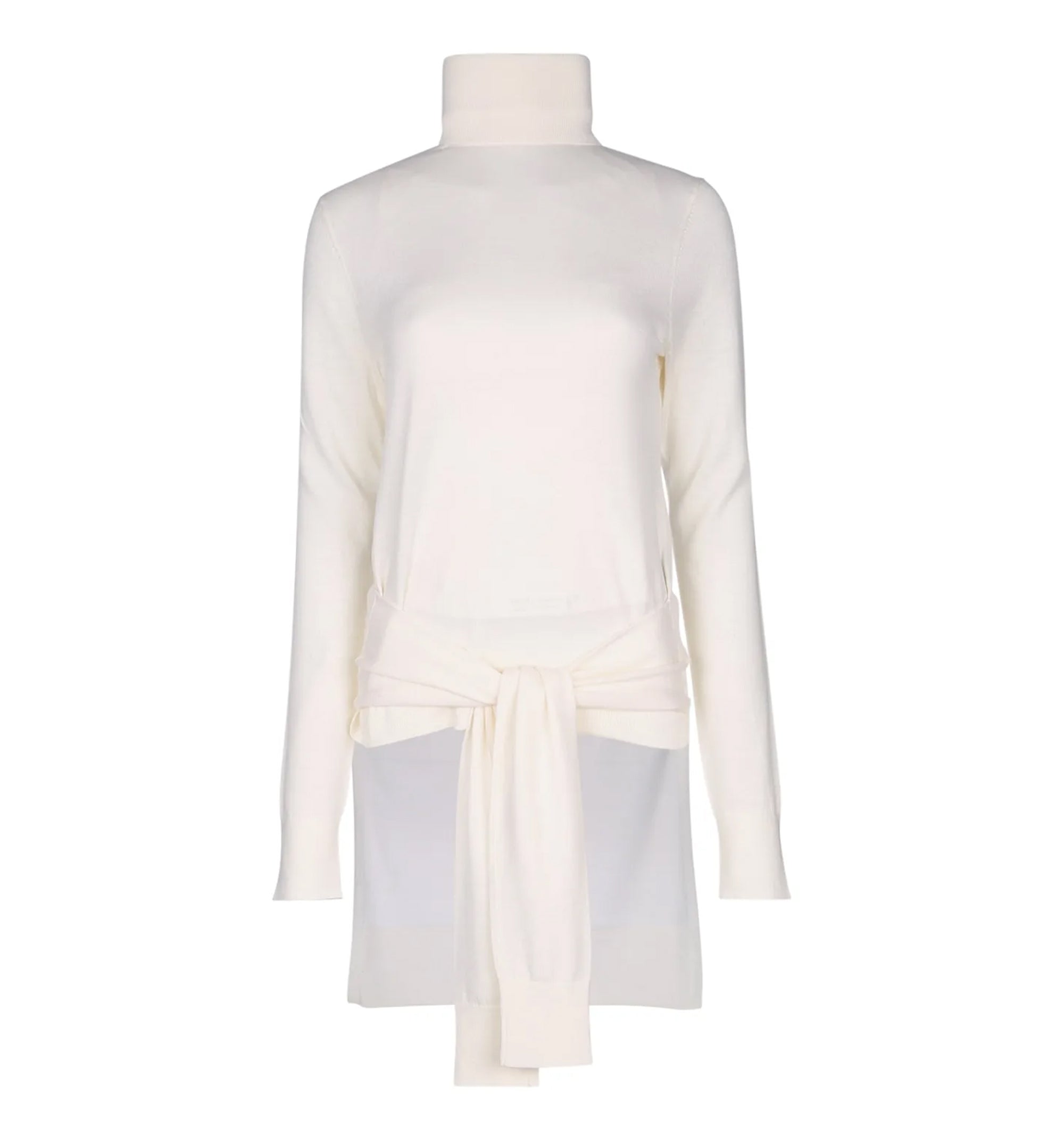 Double-Sleeve Wool Silk Sweater