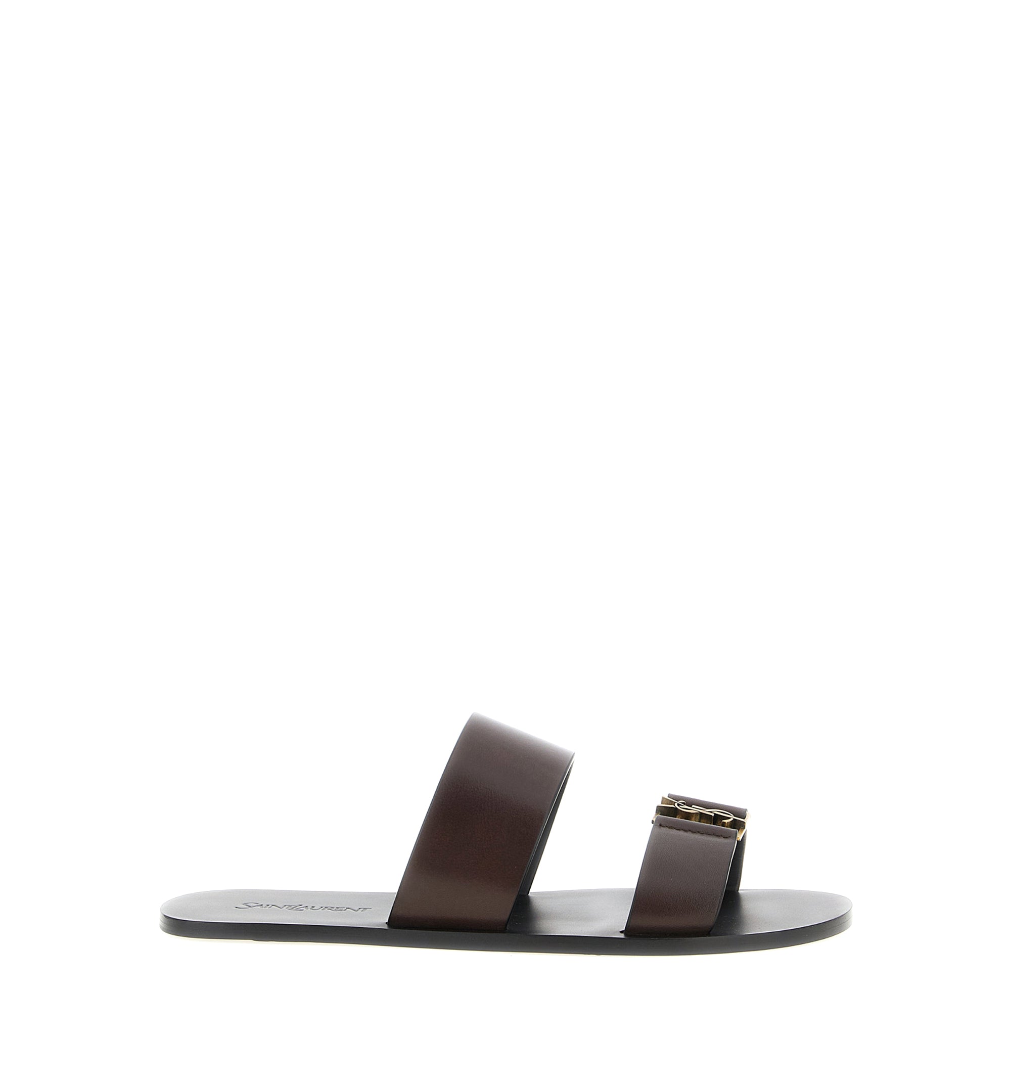 Babylone Slides In Smooth Leather