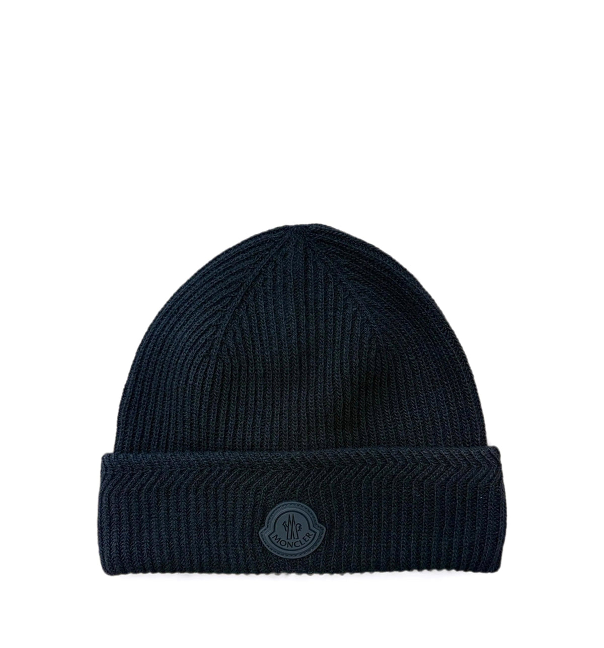 Logo-patch Ribbed Beanie Hat