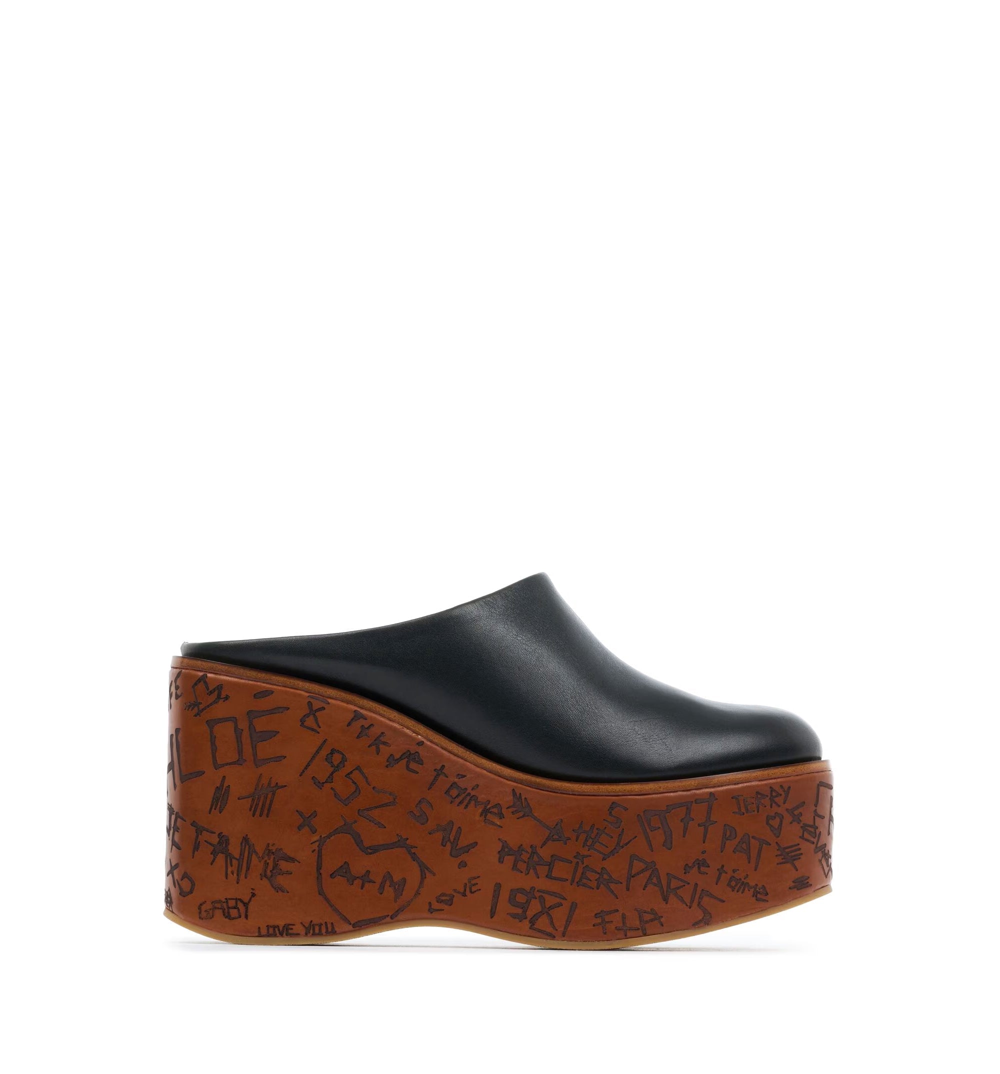 Maxime wedge mule