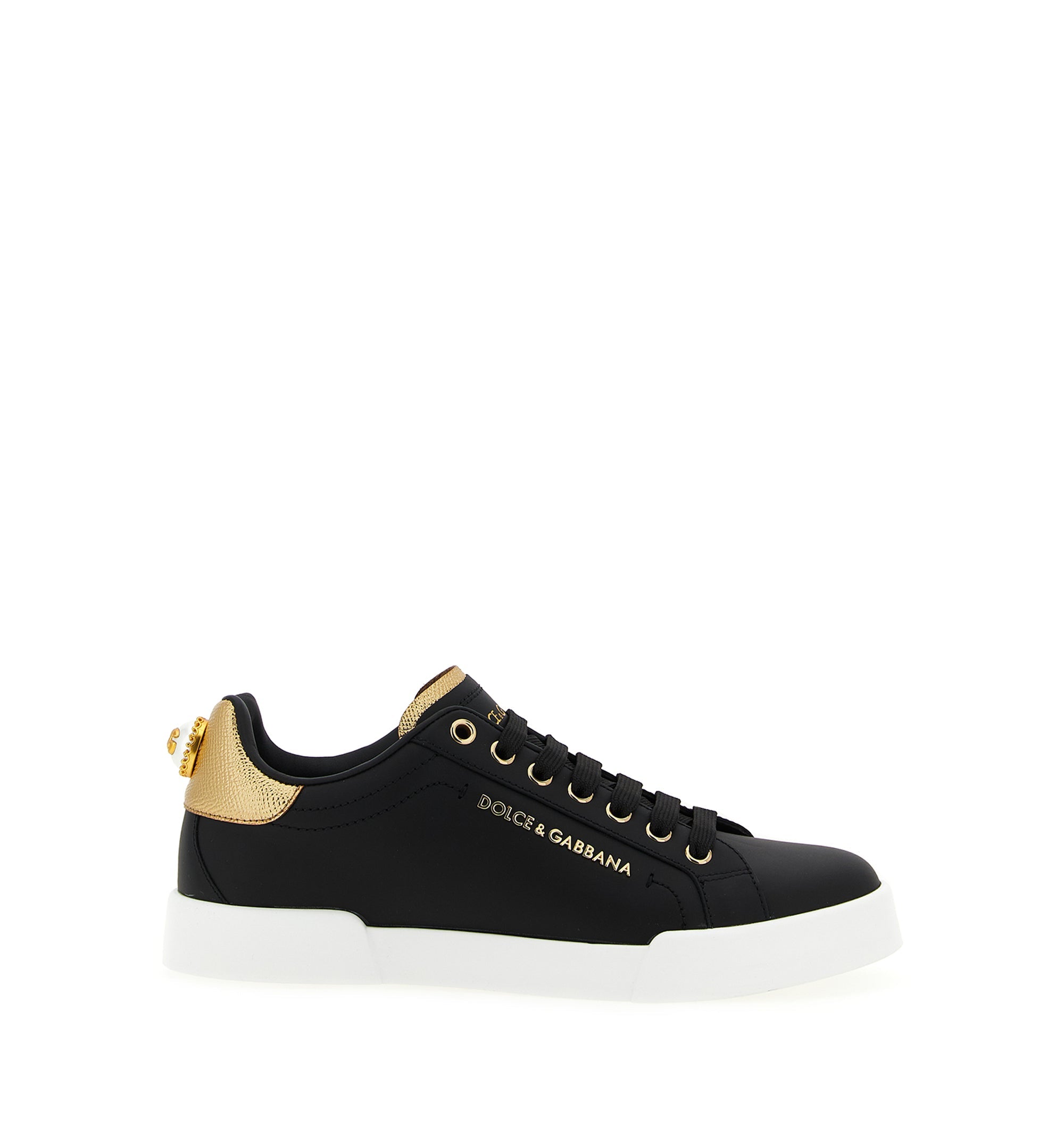 Calfskin Nappa Portofino Sneakers With Lettering