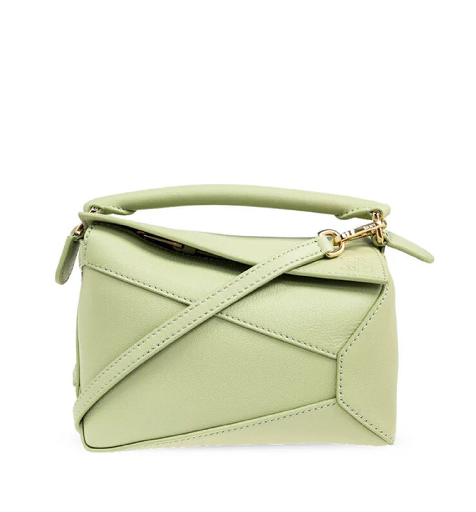 Mini Puzzle Edge Bag In Classic Calfskin