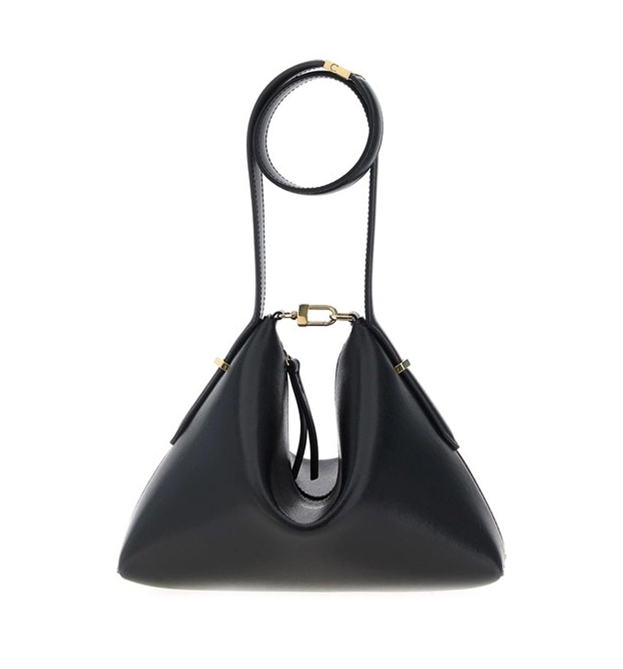 Top-Handle Calfskin Shoulder Bag