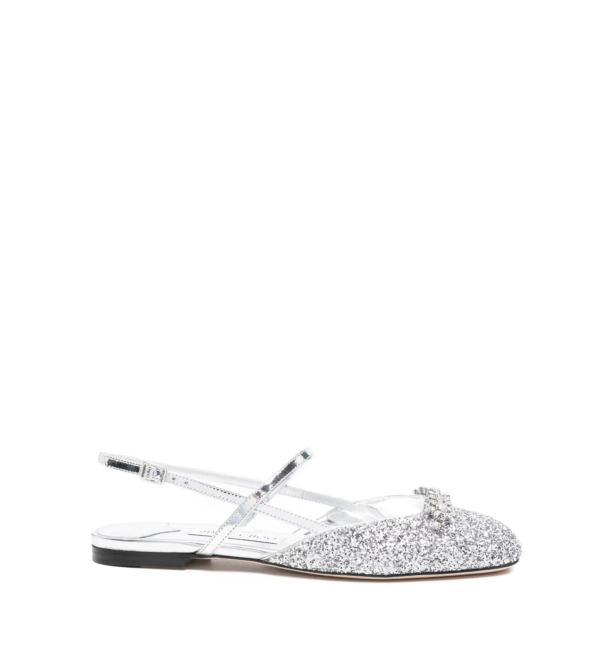 Belinda Flat Glitter Slingback Flats