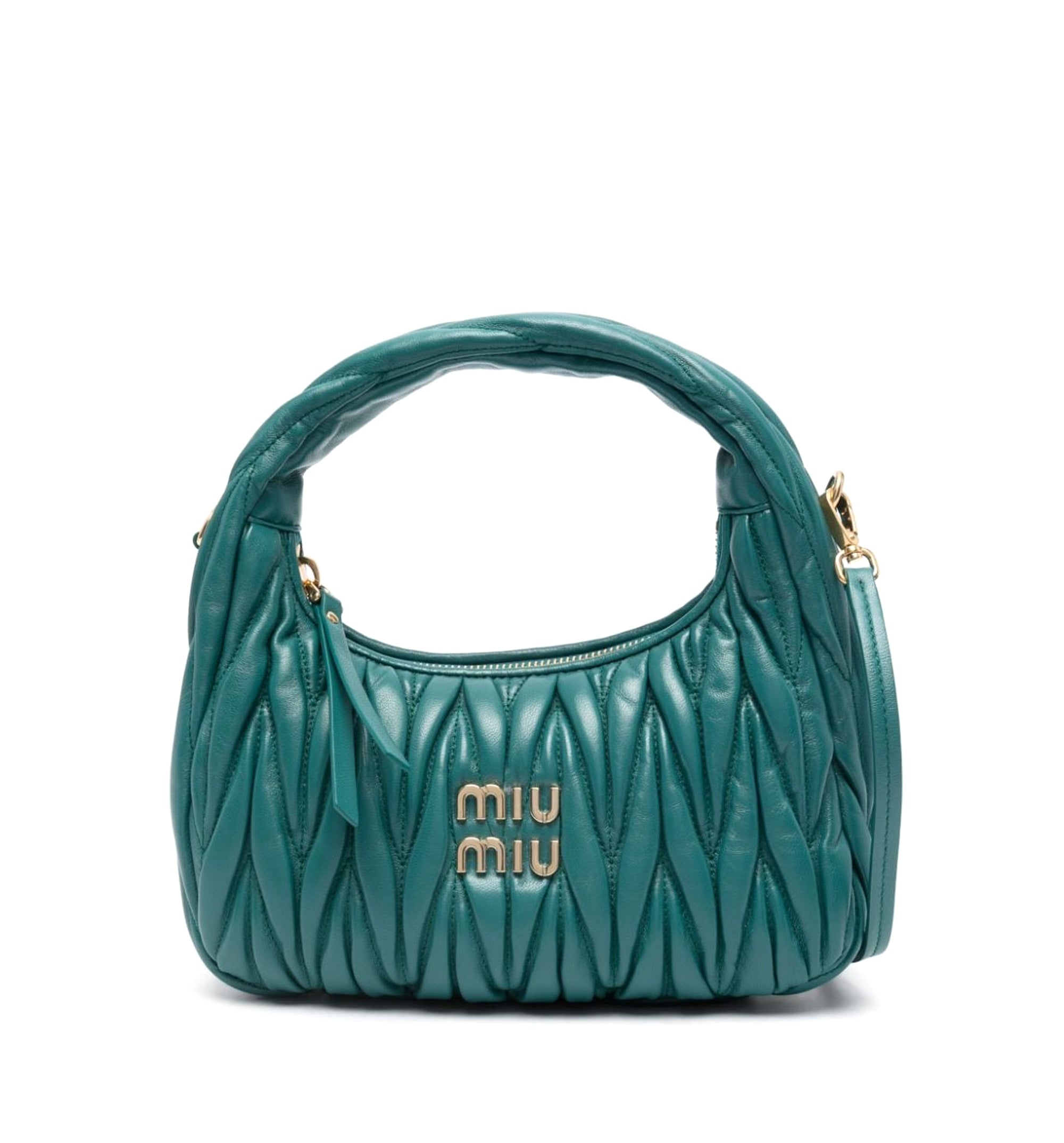 Wander Matelassé Nappa Leather Mini Hobo Bag