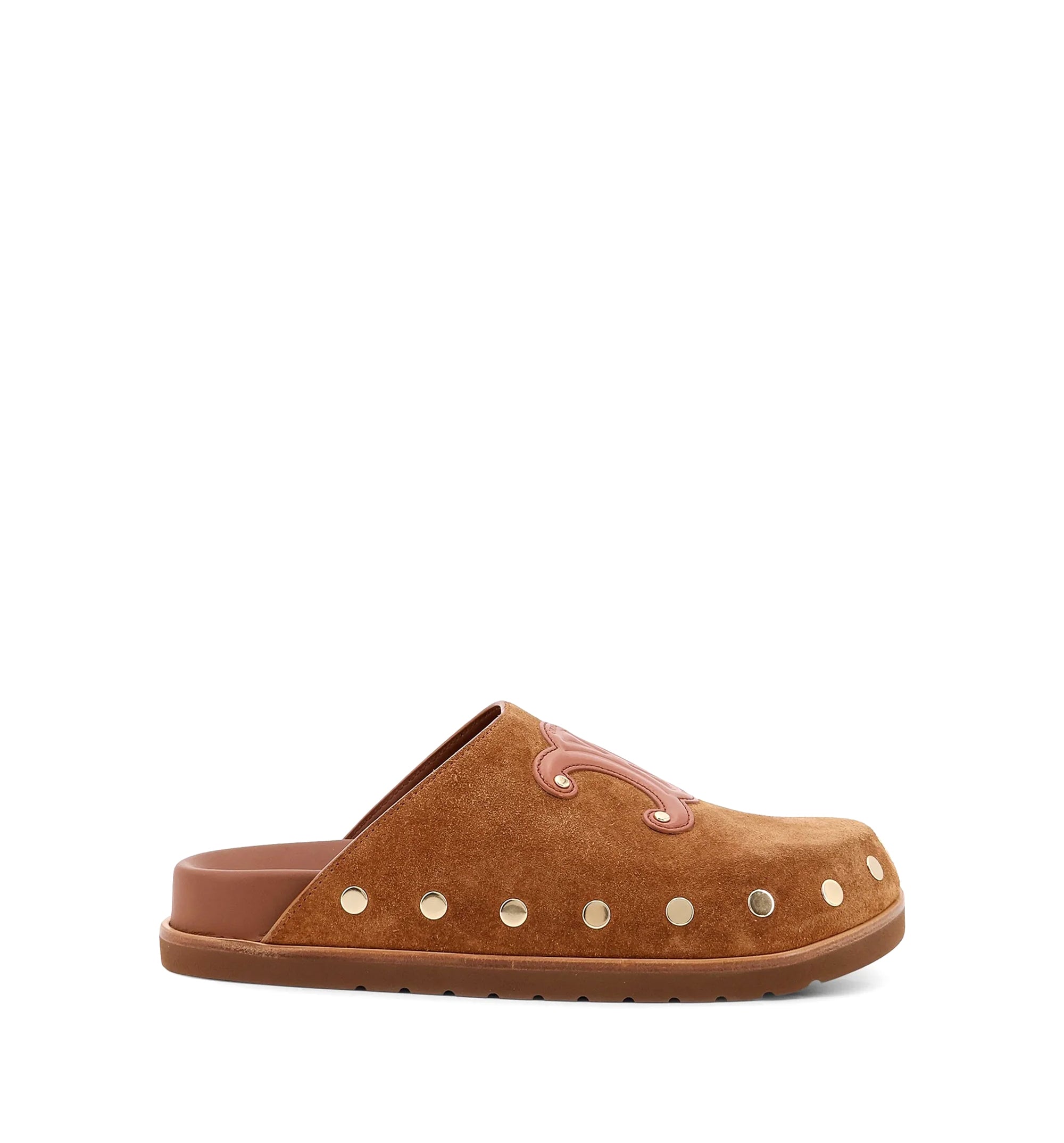 Pitea Clog In Suede Calfskin