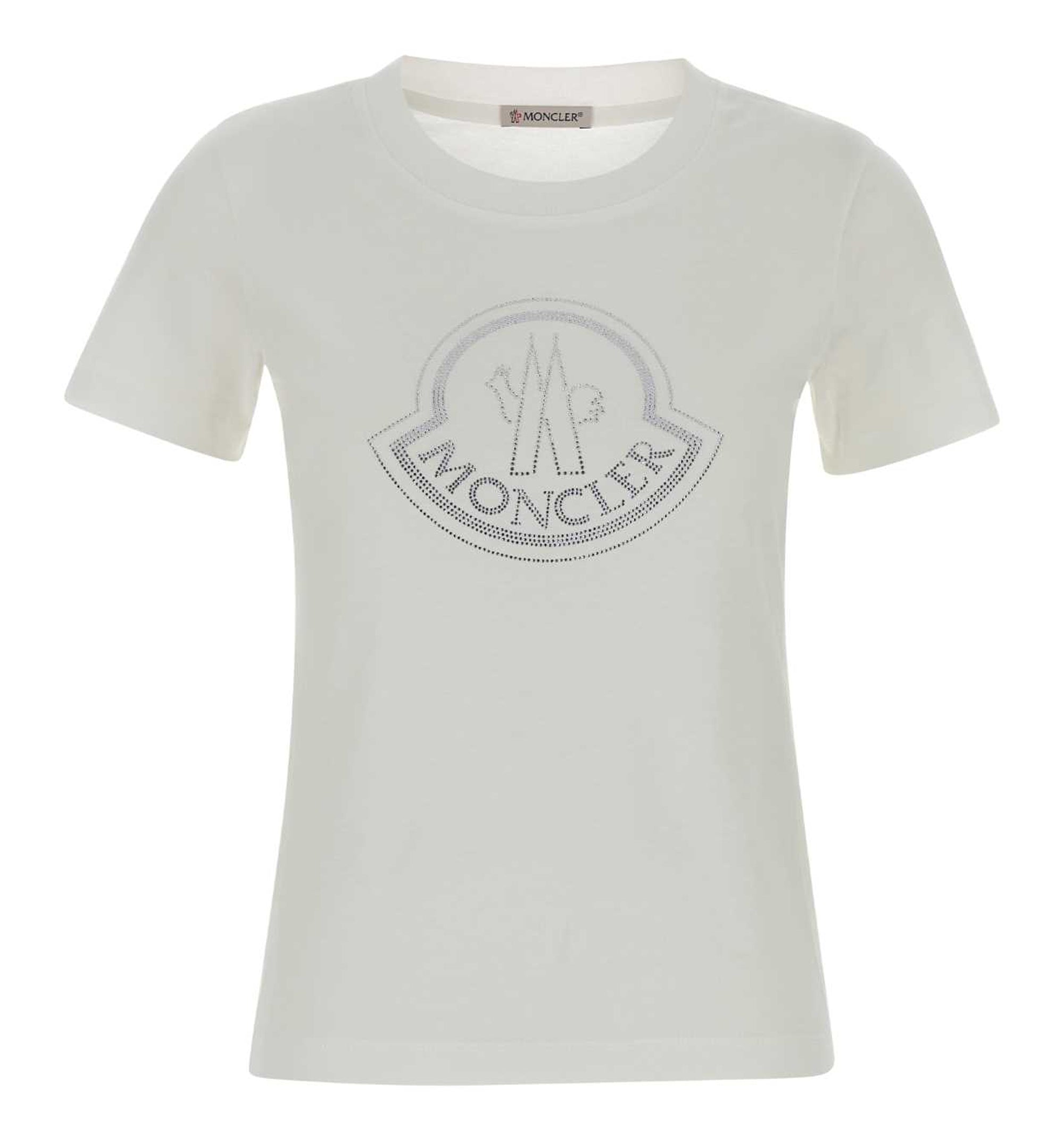 Crystal Logo Cotton T-Shirt