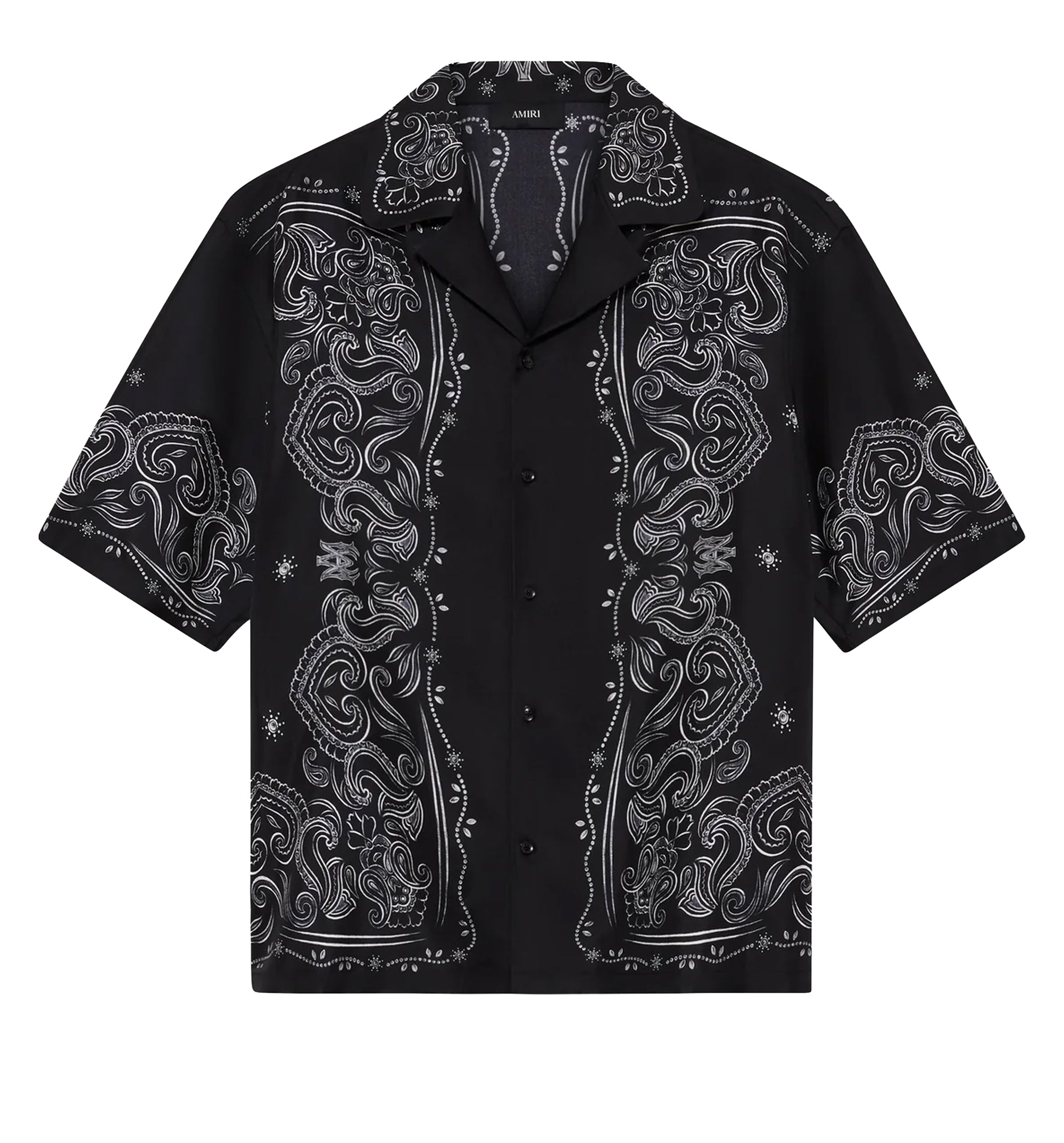 Bandana Paint Oversized Bowling Shirt