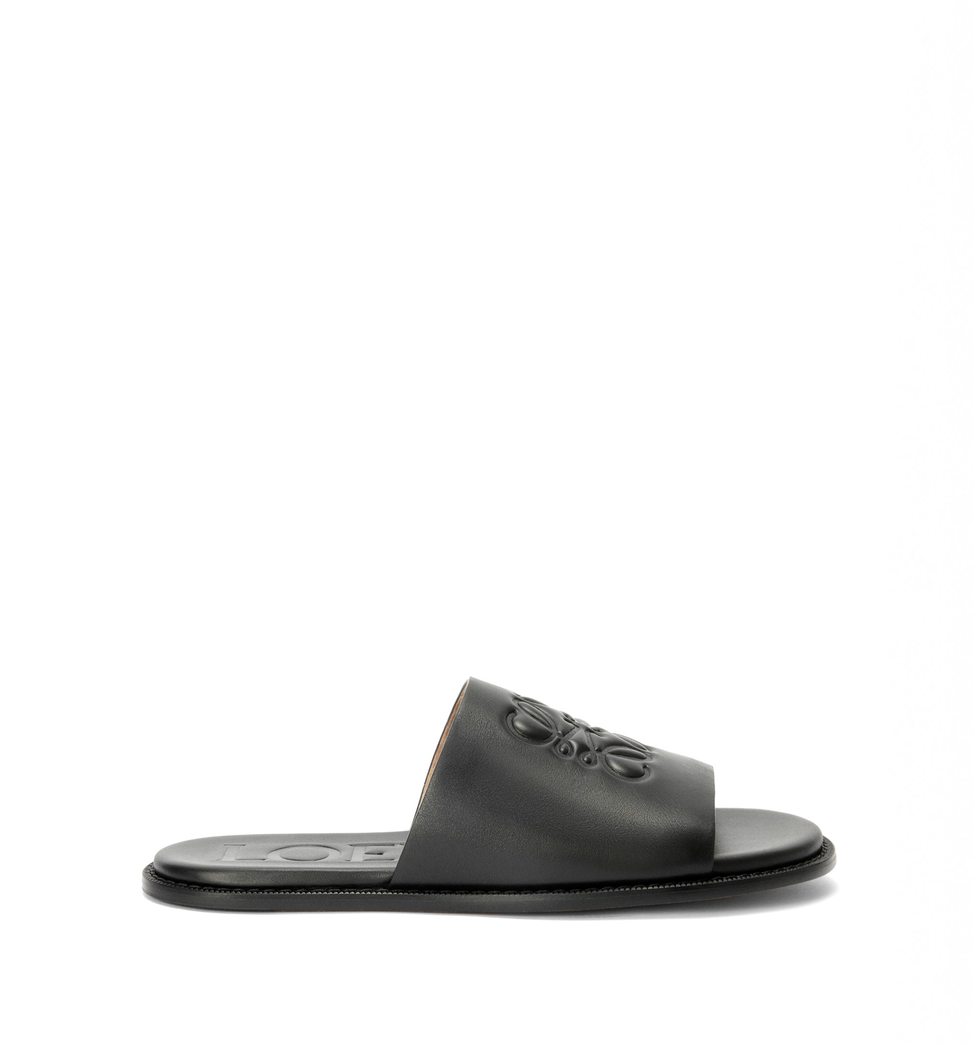 Flex Anagram Slide In Soft Calfskin