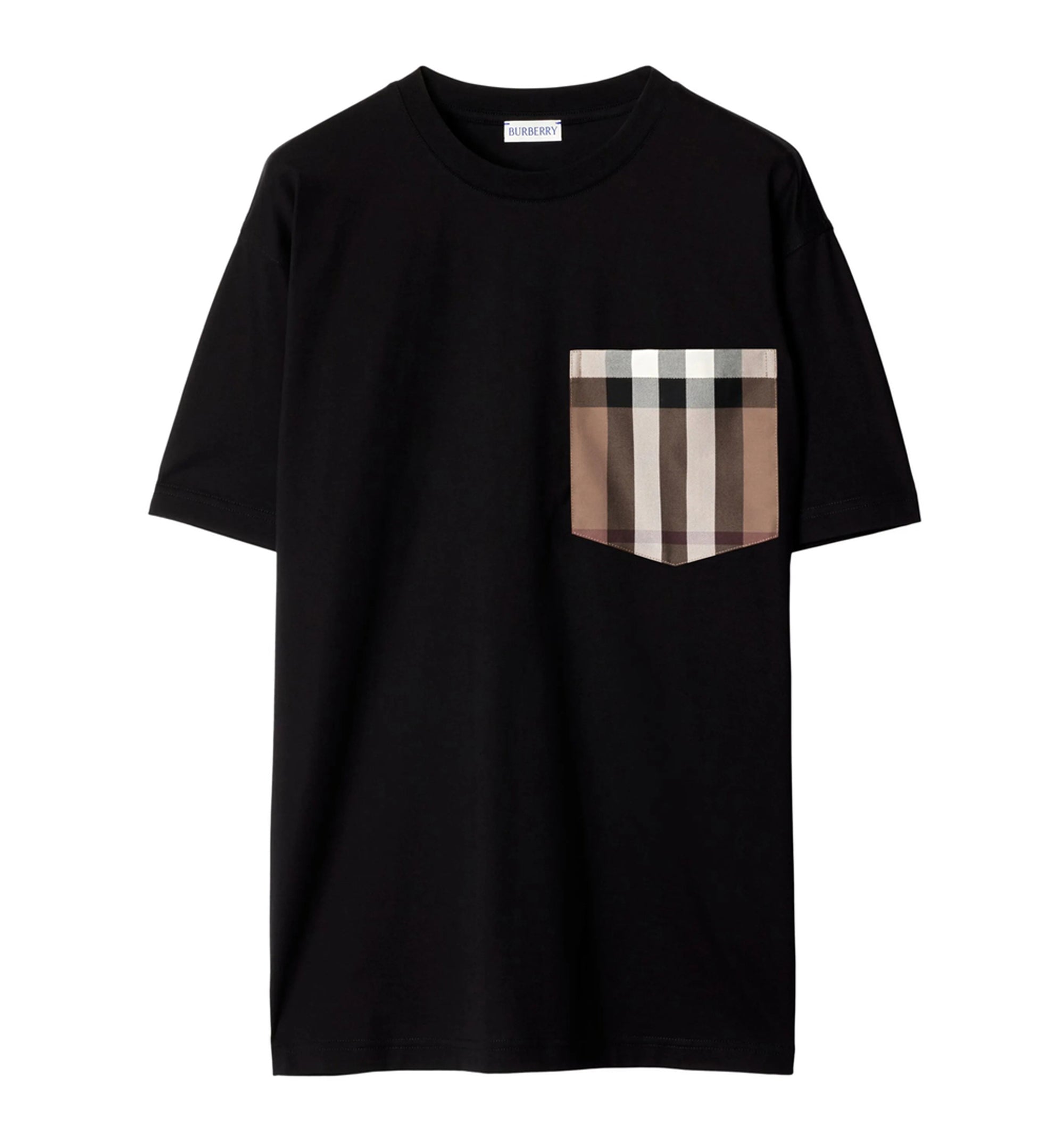 Carrick Check Pocket Cotton T-Shirt