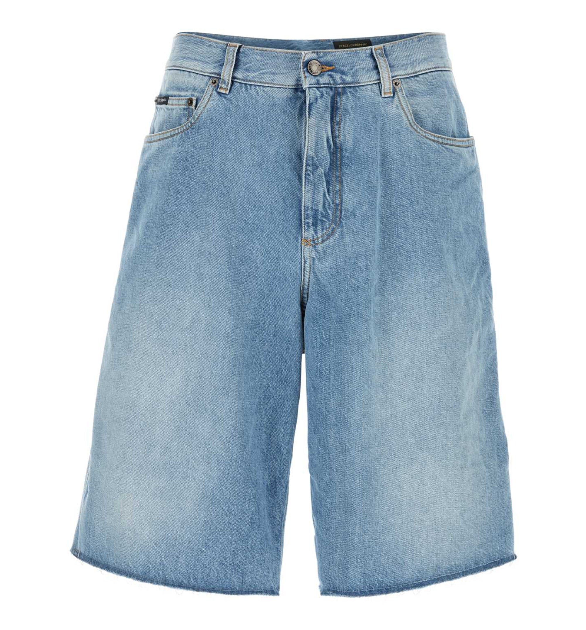 Denim Bermuda Shorts