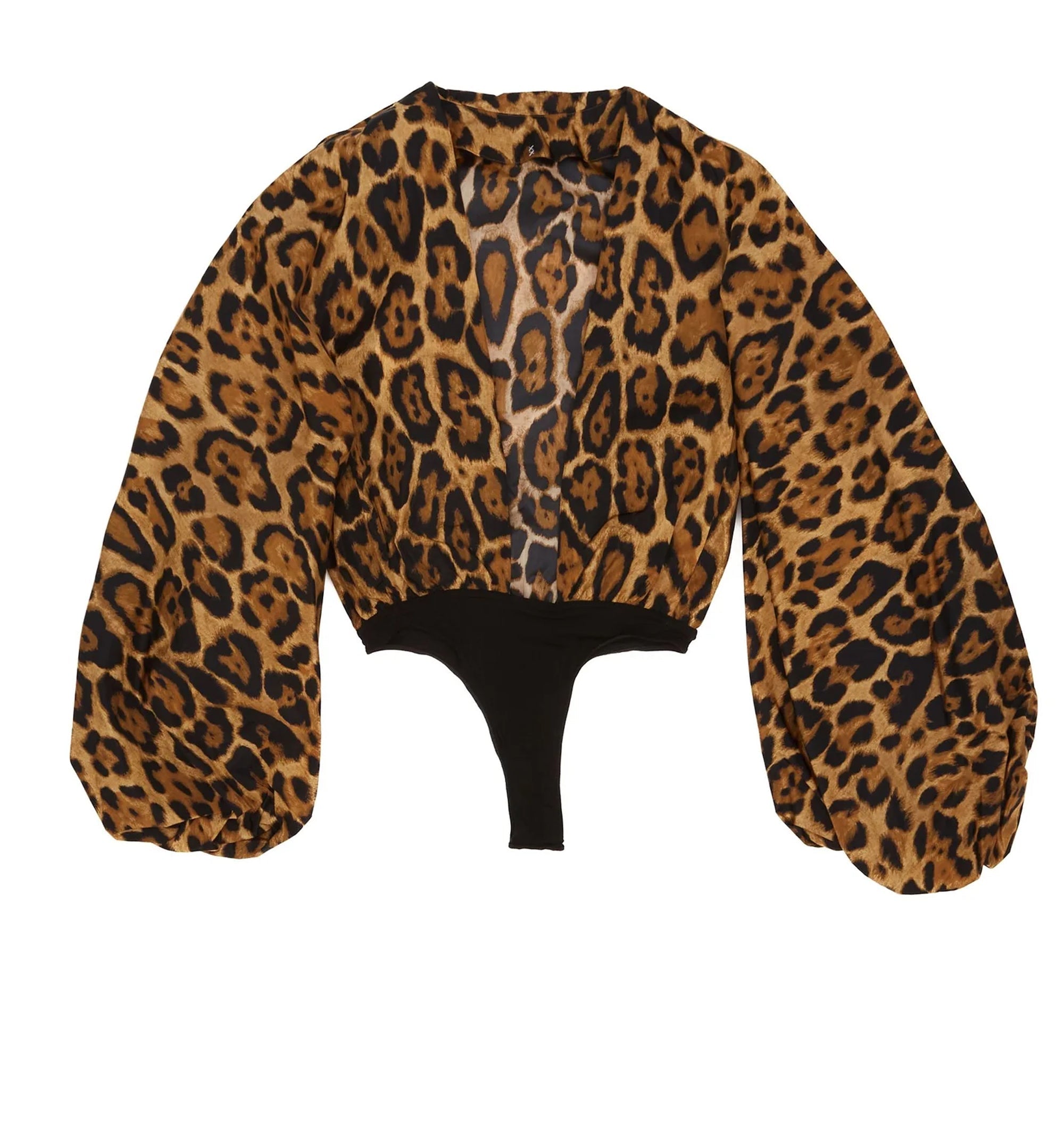 Animalier Deep-Neck Bodysuit