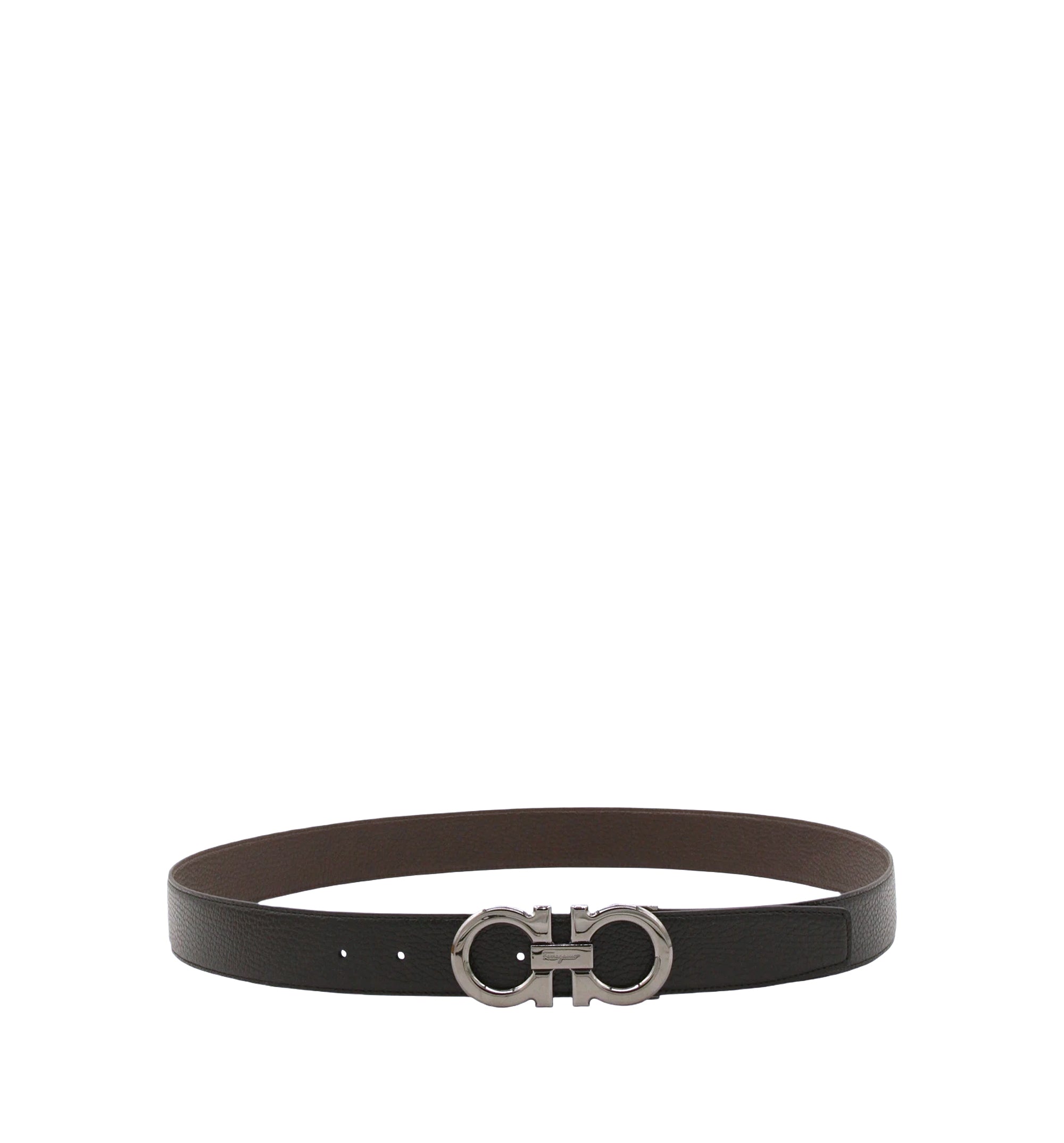 Reversible And Adjustable Gancini Belt