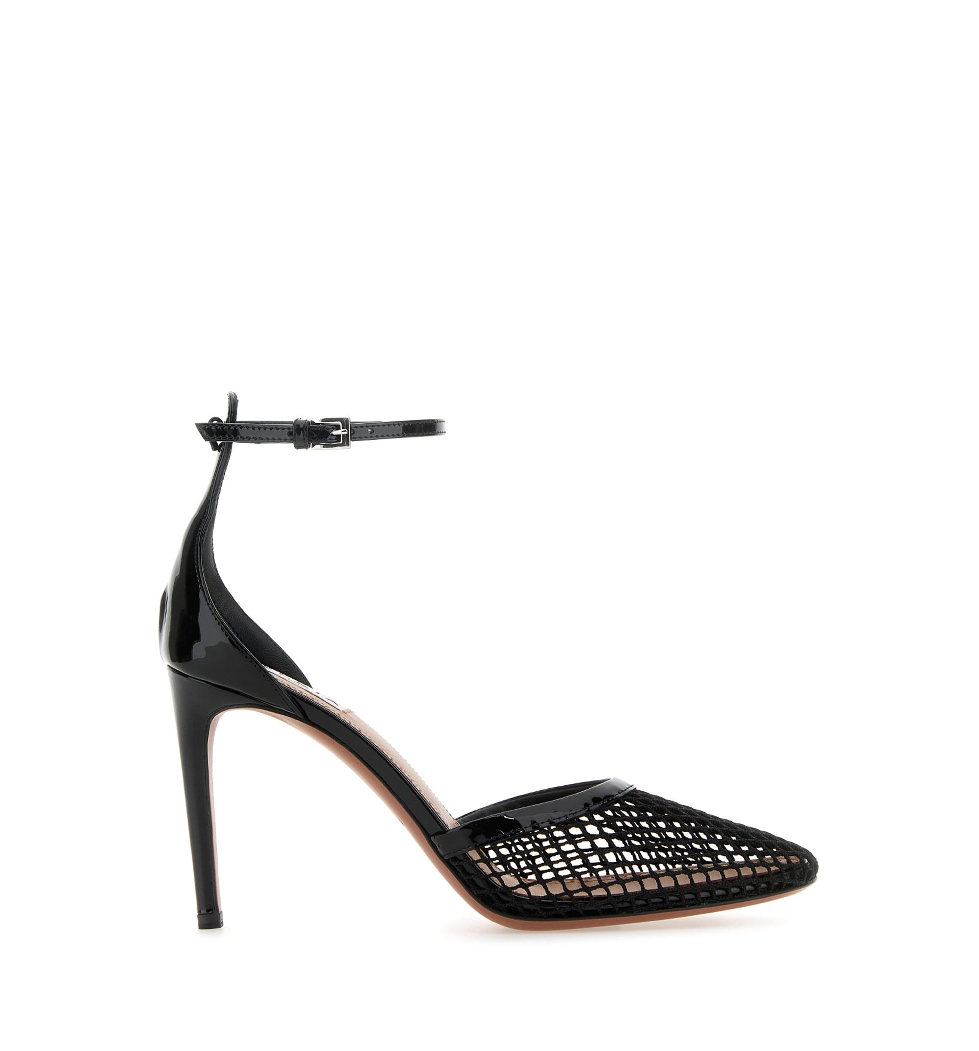 High Fishnet Pumps