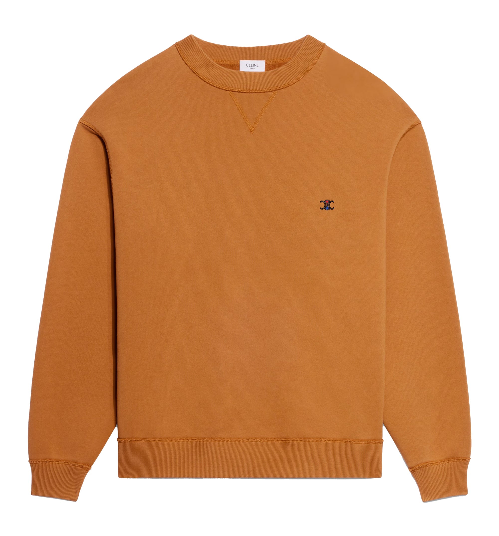 Sweatshirt in cotton fleece