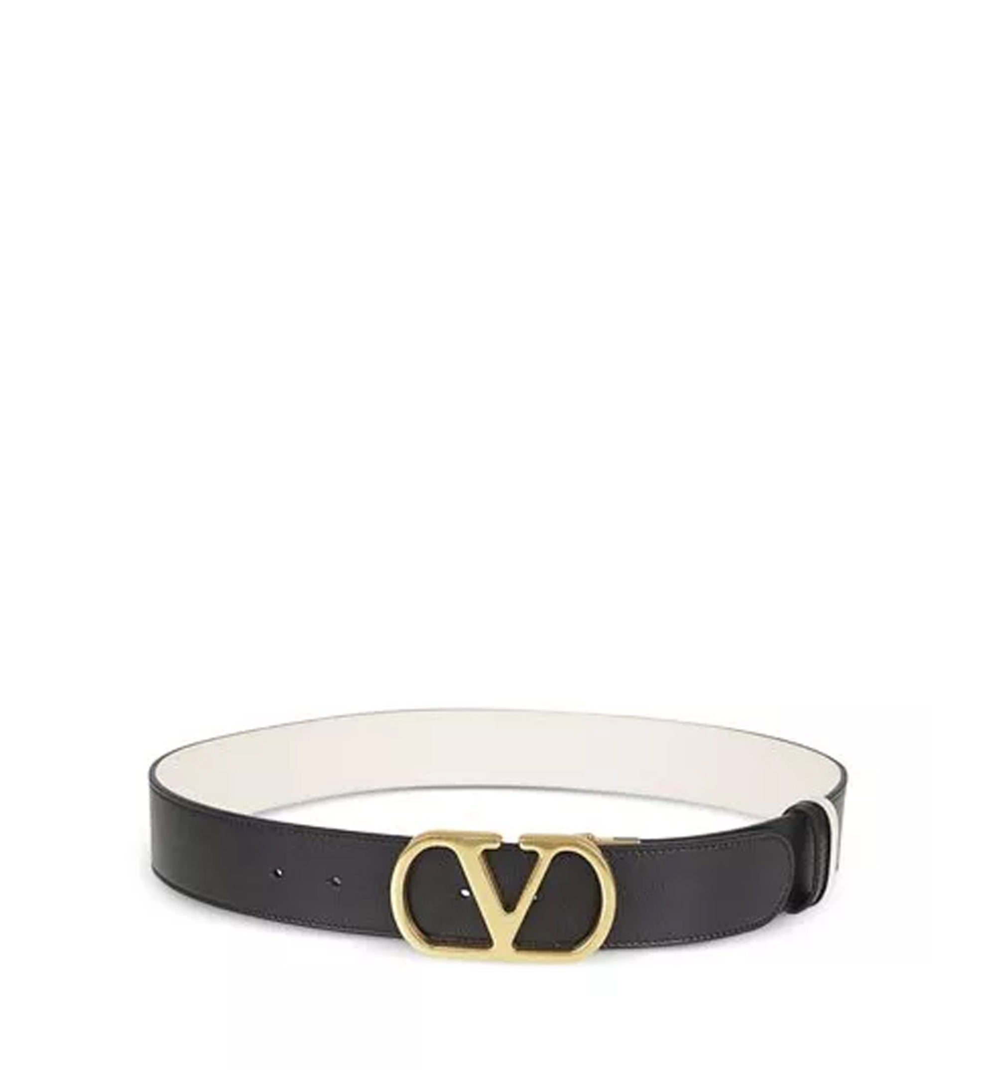 VLogo Signature Leather Belt