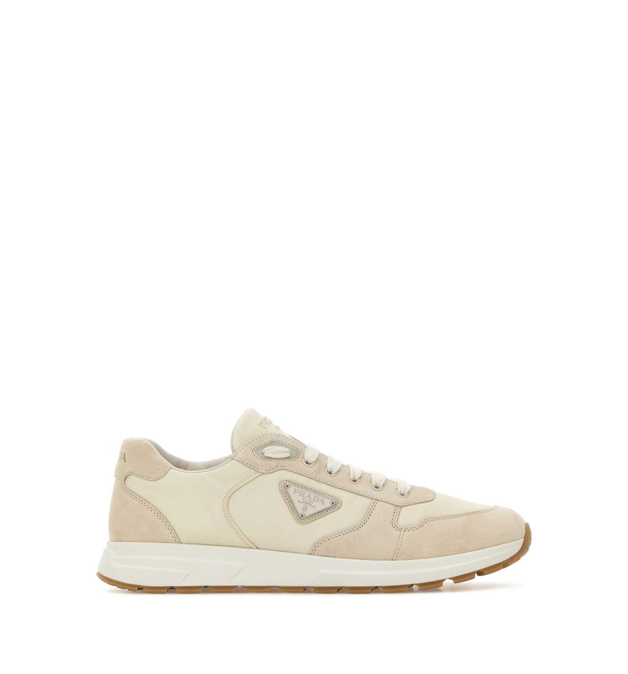 Prax Re-Nylon And Suede Sneakers