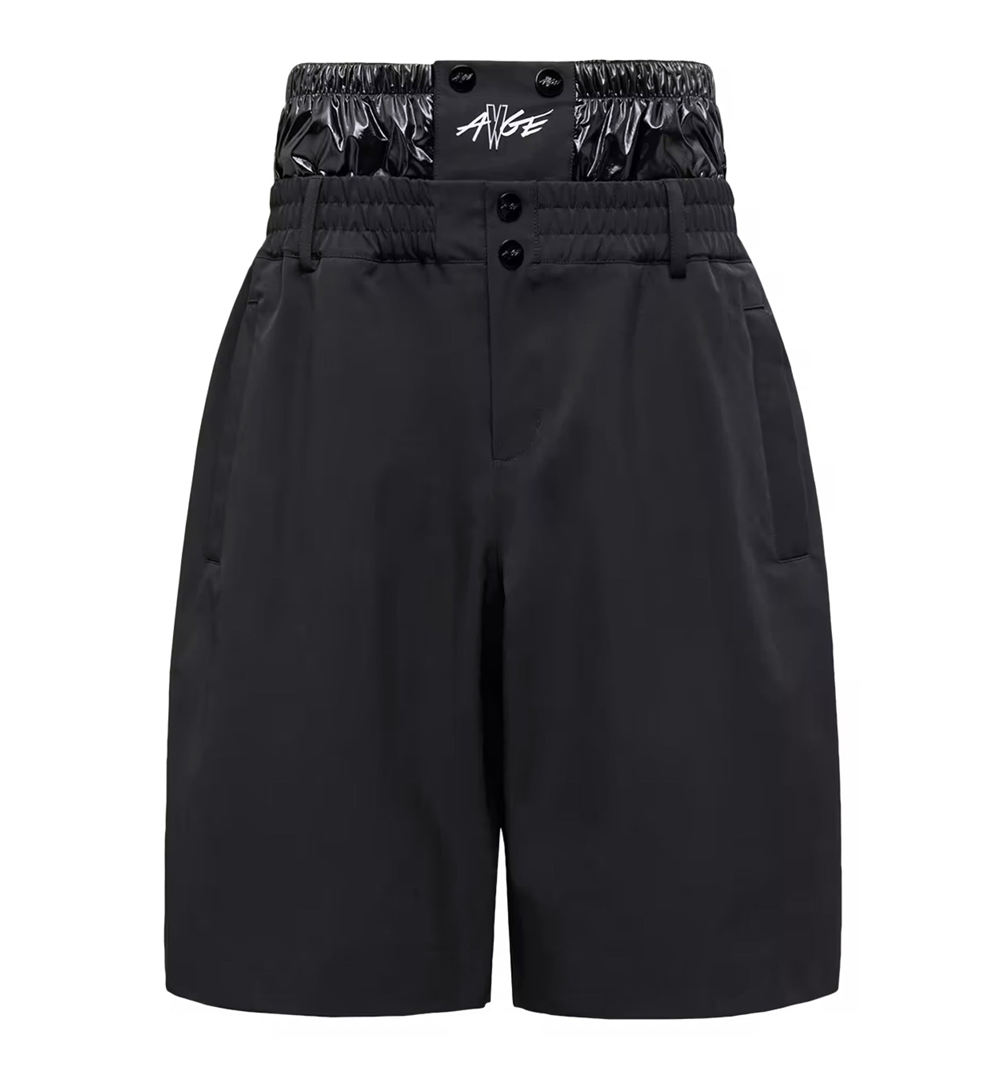 Moncler x A$AP Rocky Logo Print Shorts