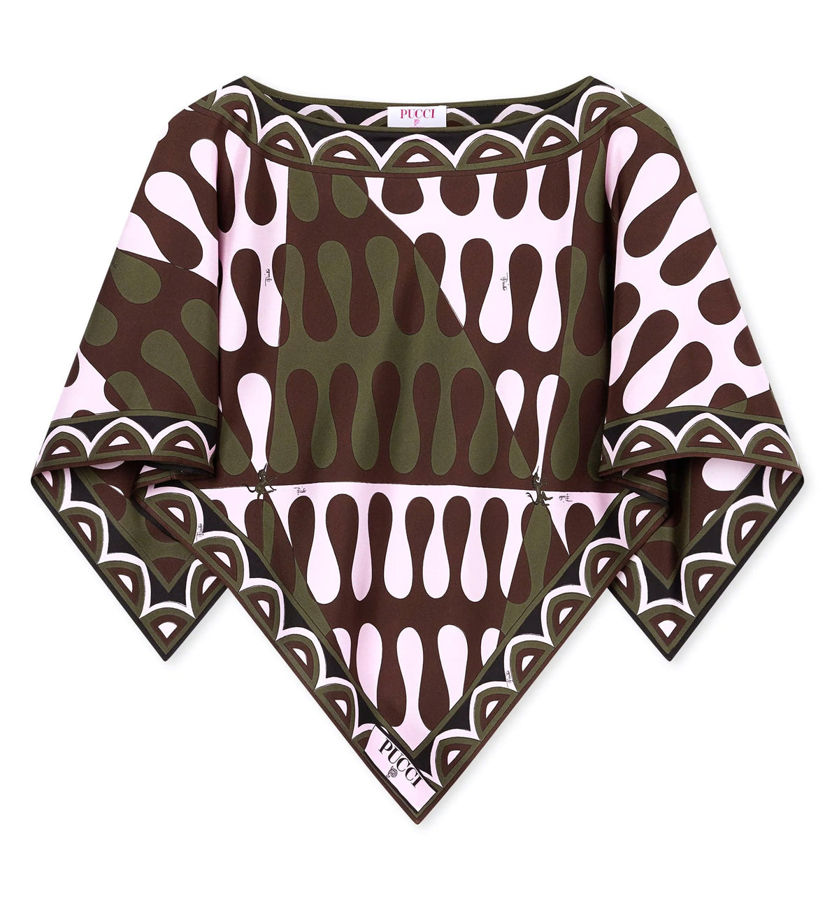 Leocorno Print Silk Blouse