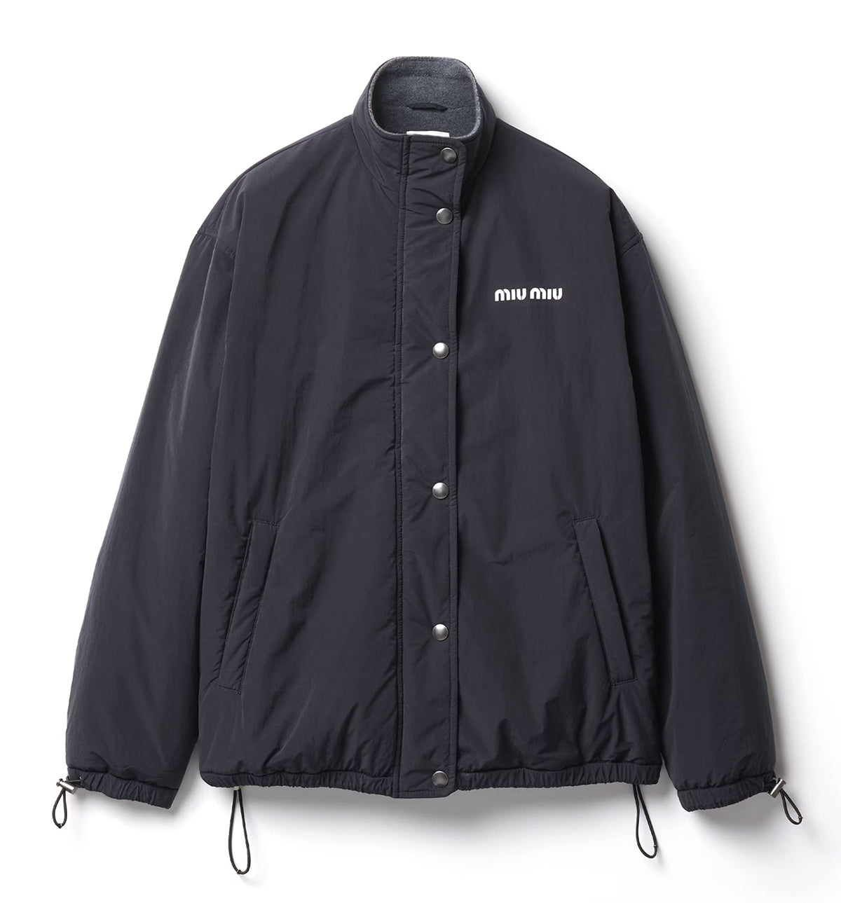 Pongé and fleece jacket