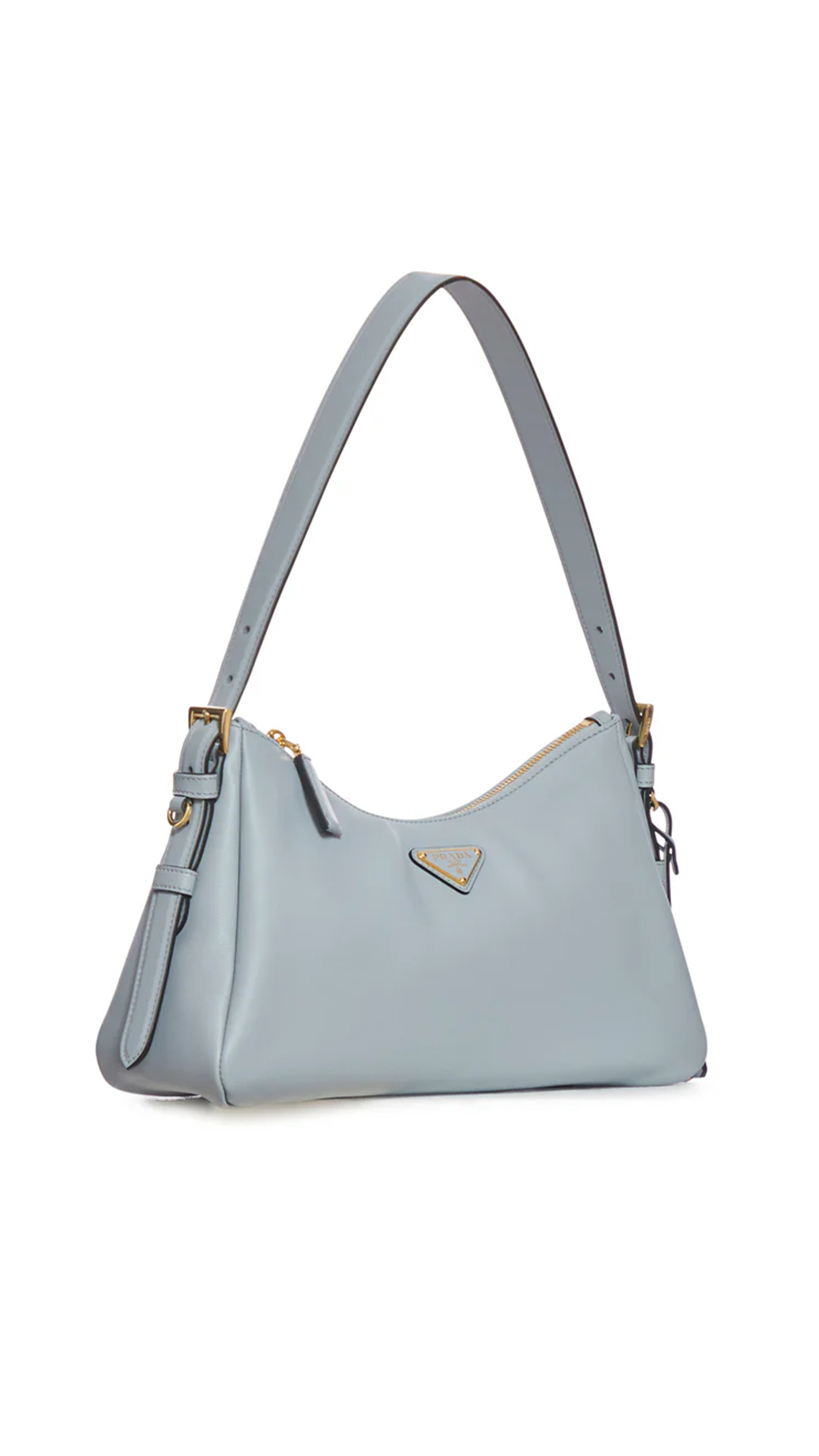 Aimée Medium Leather Shoulder Bag - Opaline