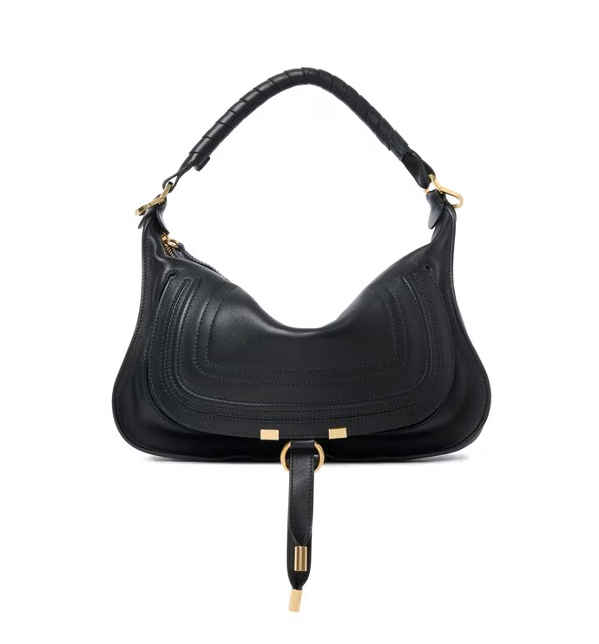 Small Marcie Shoulder Bag in Soft Leather