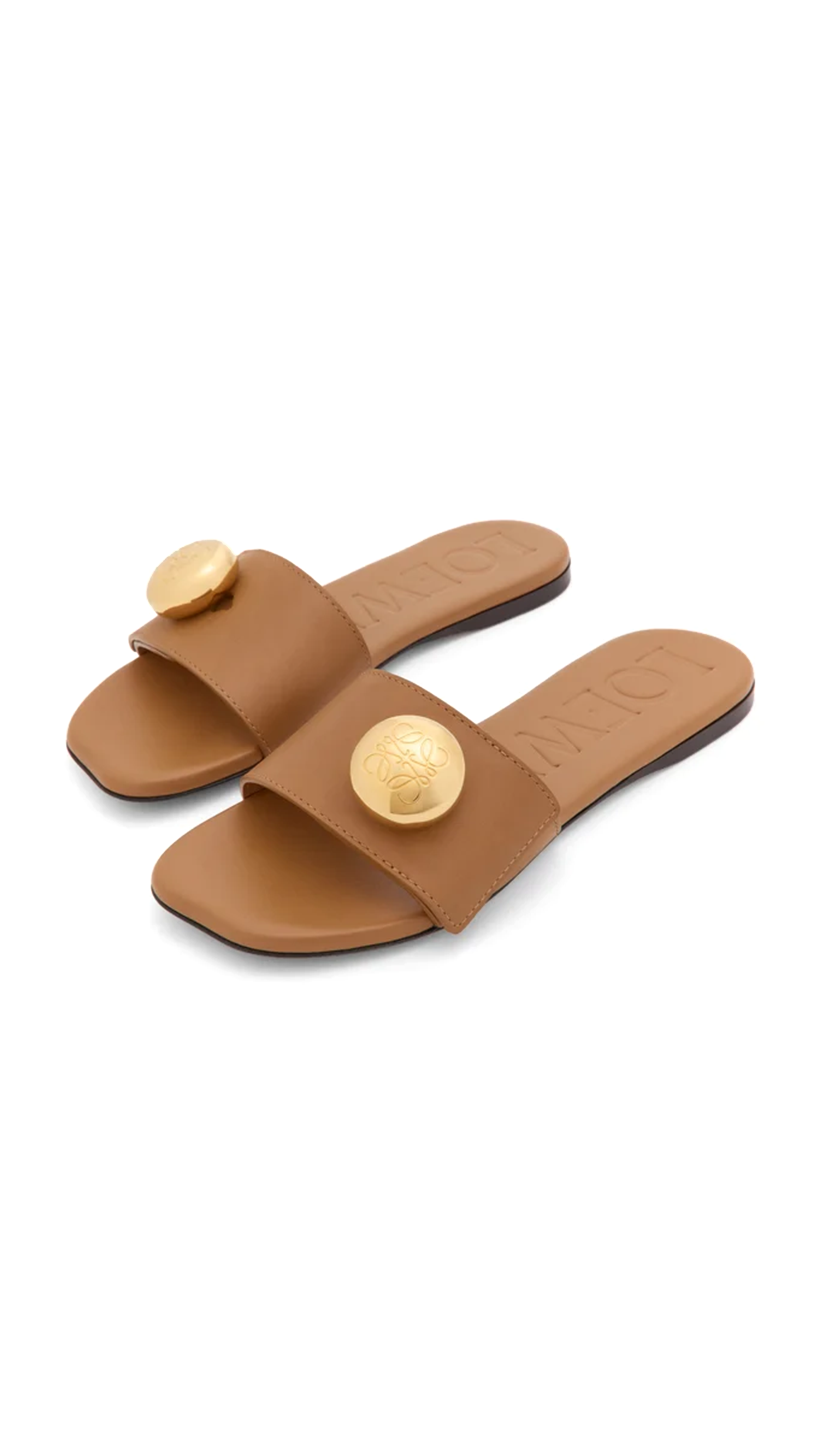 Pebble Slide in Soft Calfskin