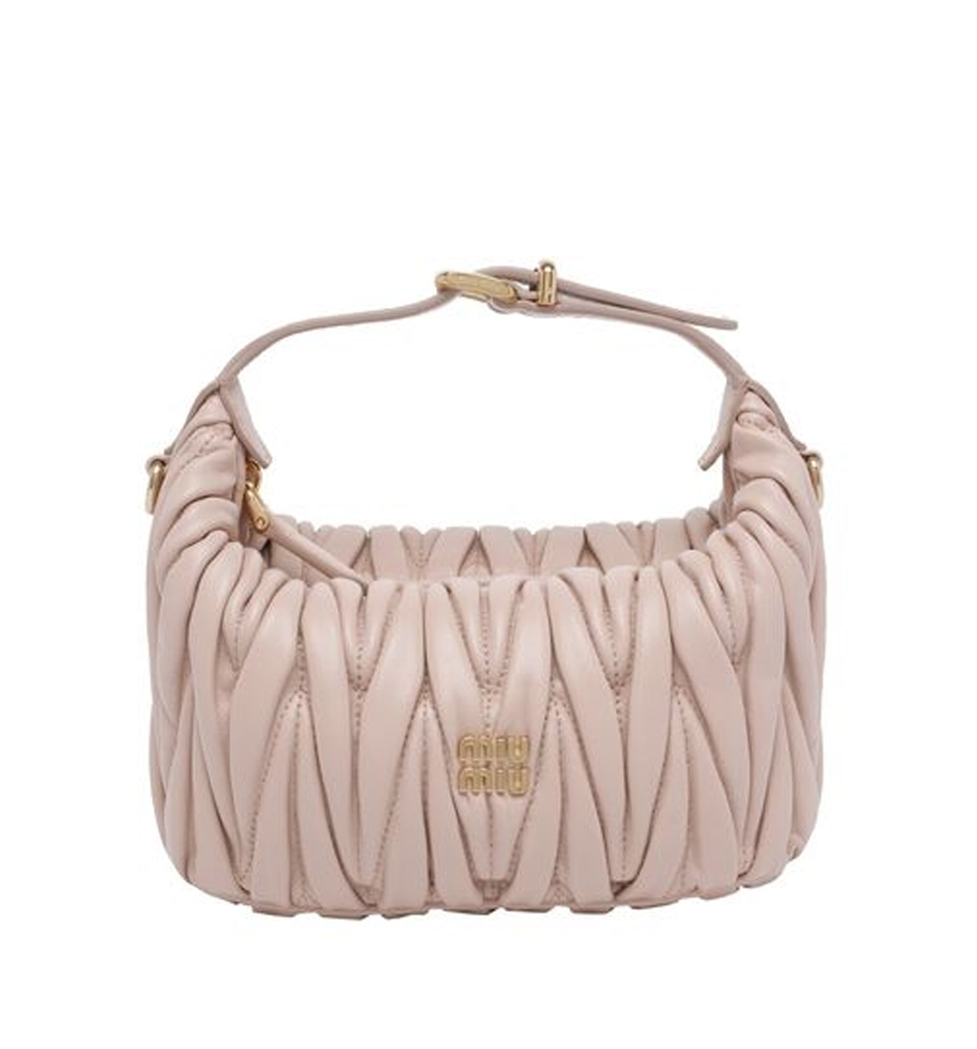 Matelassé Leather Pouch